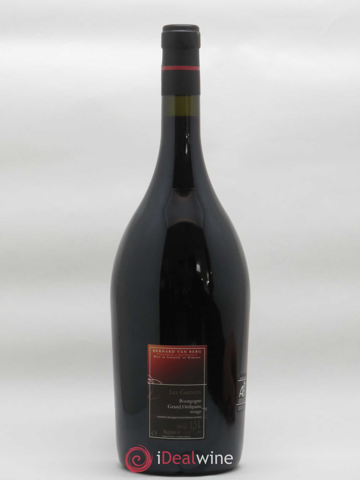 Bourgogne Grand Ordinaire Le Vin Le Plus Simplement Les Gamets Van Berg 2009 - Posten von 1 Magnum - 1