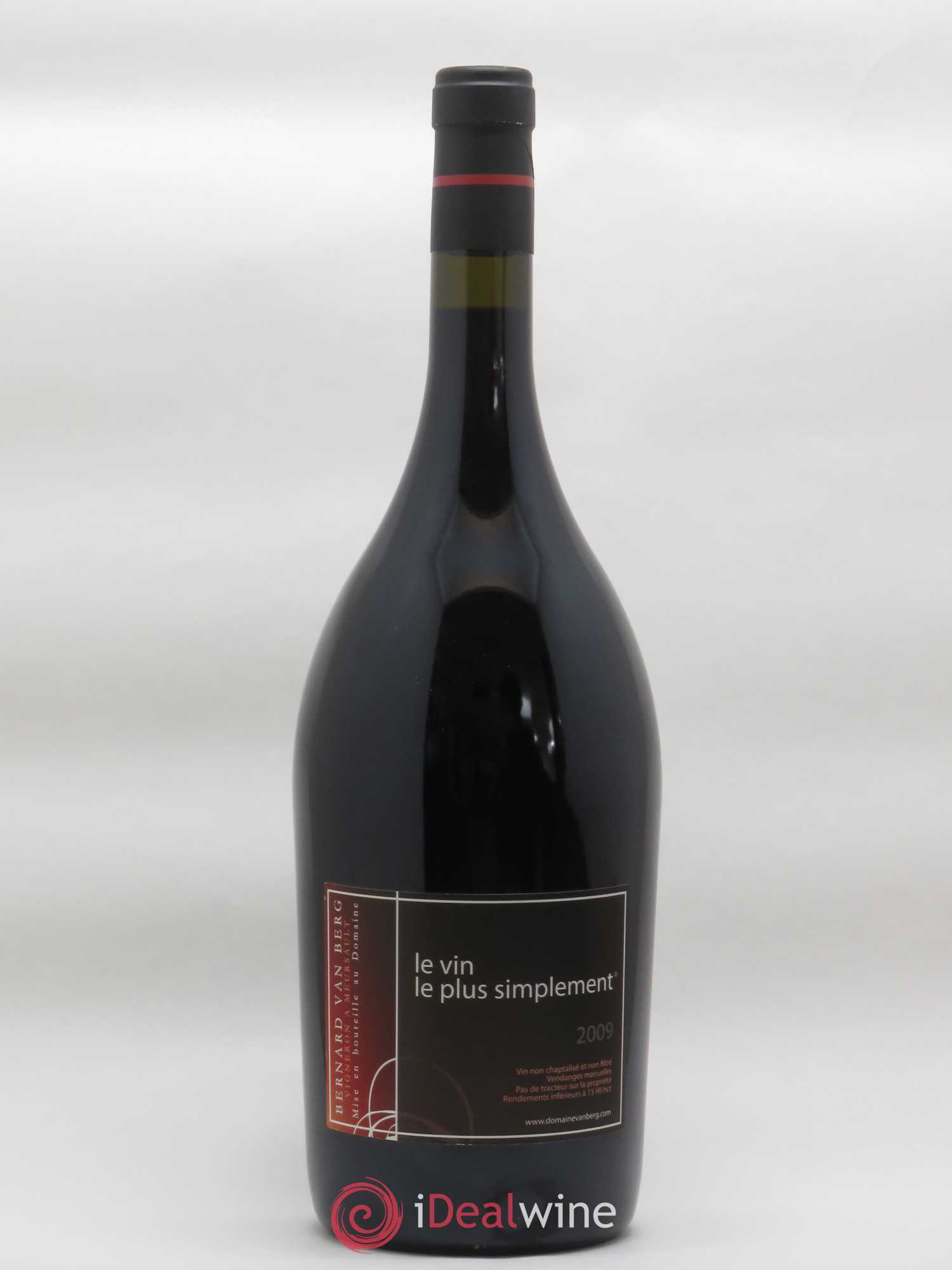 Bourgogne Grand Ordinaire Le Vin Le Plus Simplement Les Gamets Van Berg 2009 - Posten von 1 Magnum - 0