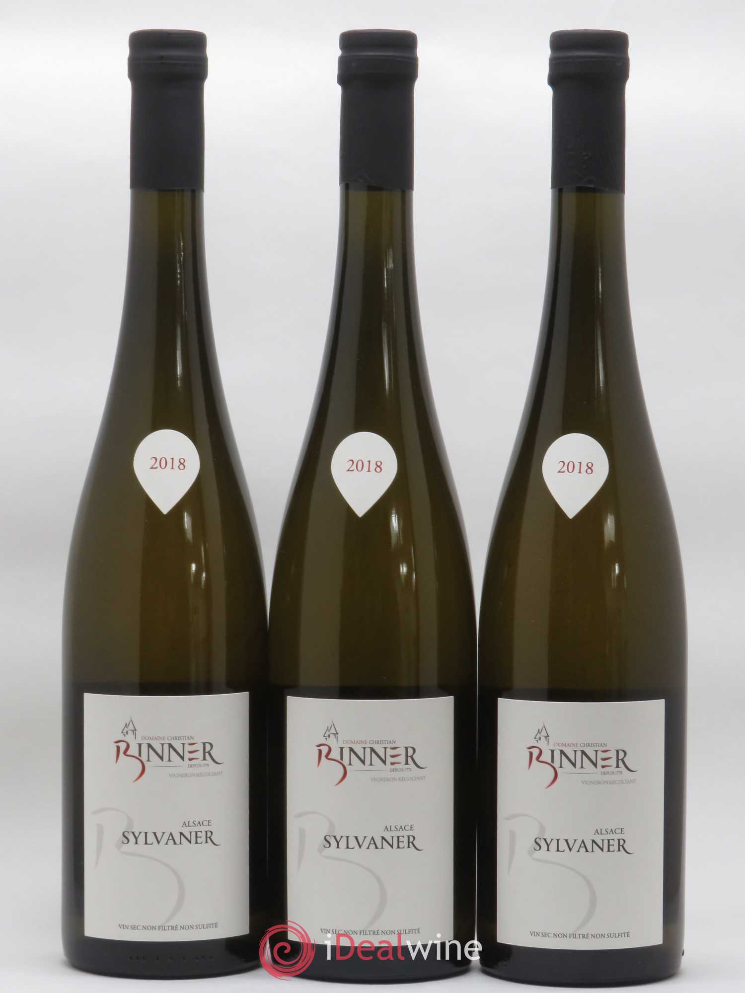 Sylvaner Christian Binner 2018 - Lot de 3 bouteilles - 0