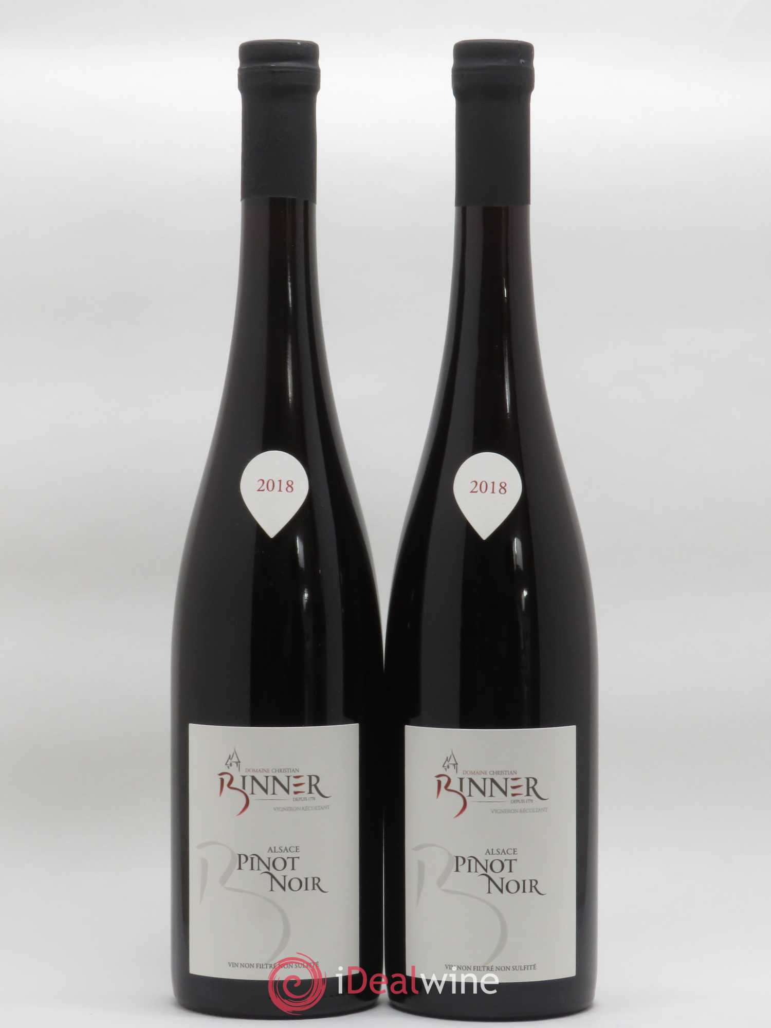 Alsace Pinot Noir Mise de Printemps Christian Binner 2018 - Lot de 2 bouteilles - 0