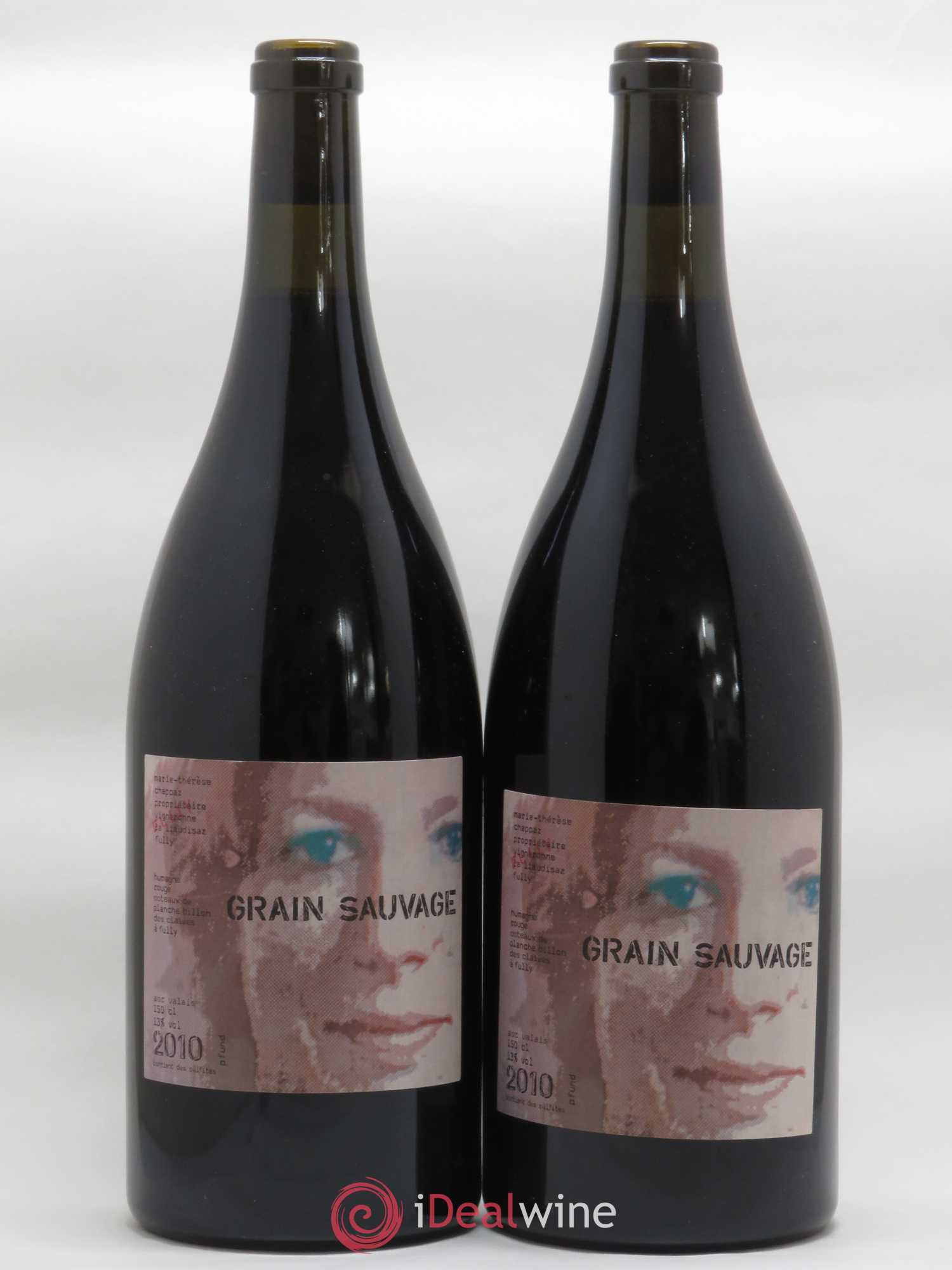 Valais Grain Sauvage Humagne Marie-Thérèse Chappaz - Domaine Des Claives 2010 - Lot de 2 magnums - 0
