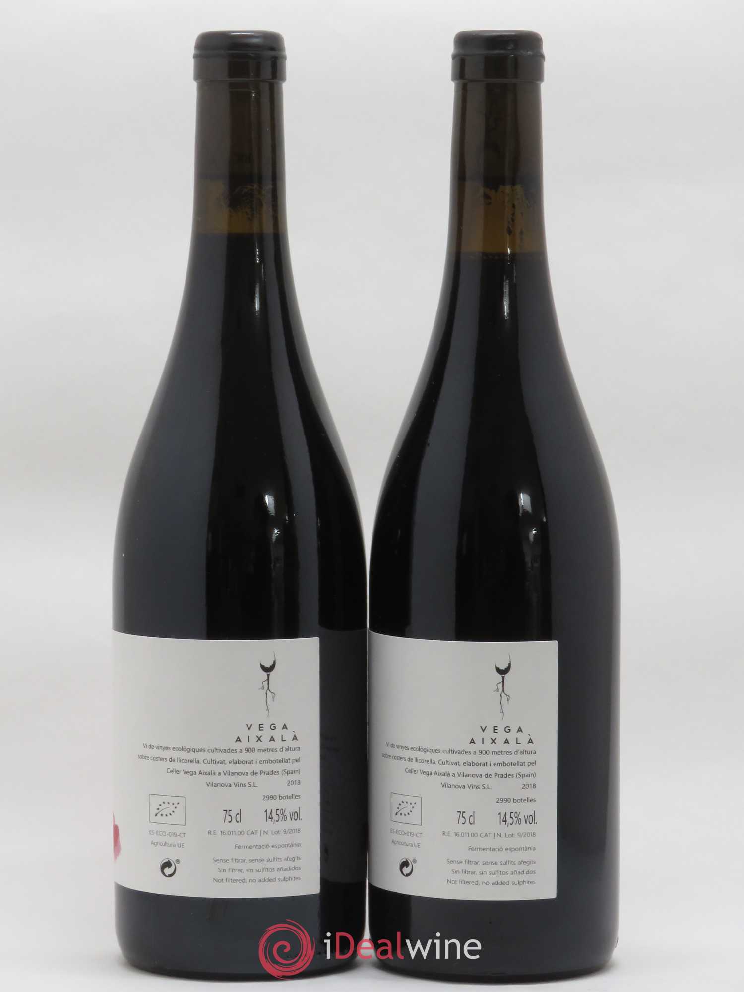 Espagne Emma Garnatxa Carinyena Vega Aixala 2018 - Lot of 2 bottles - 1