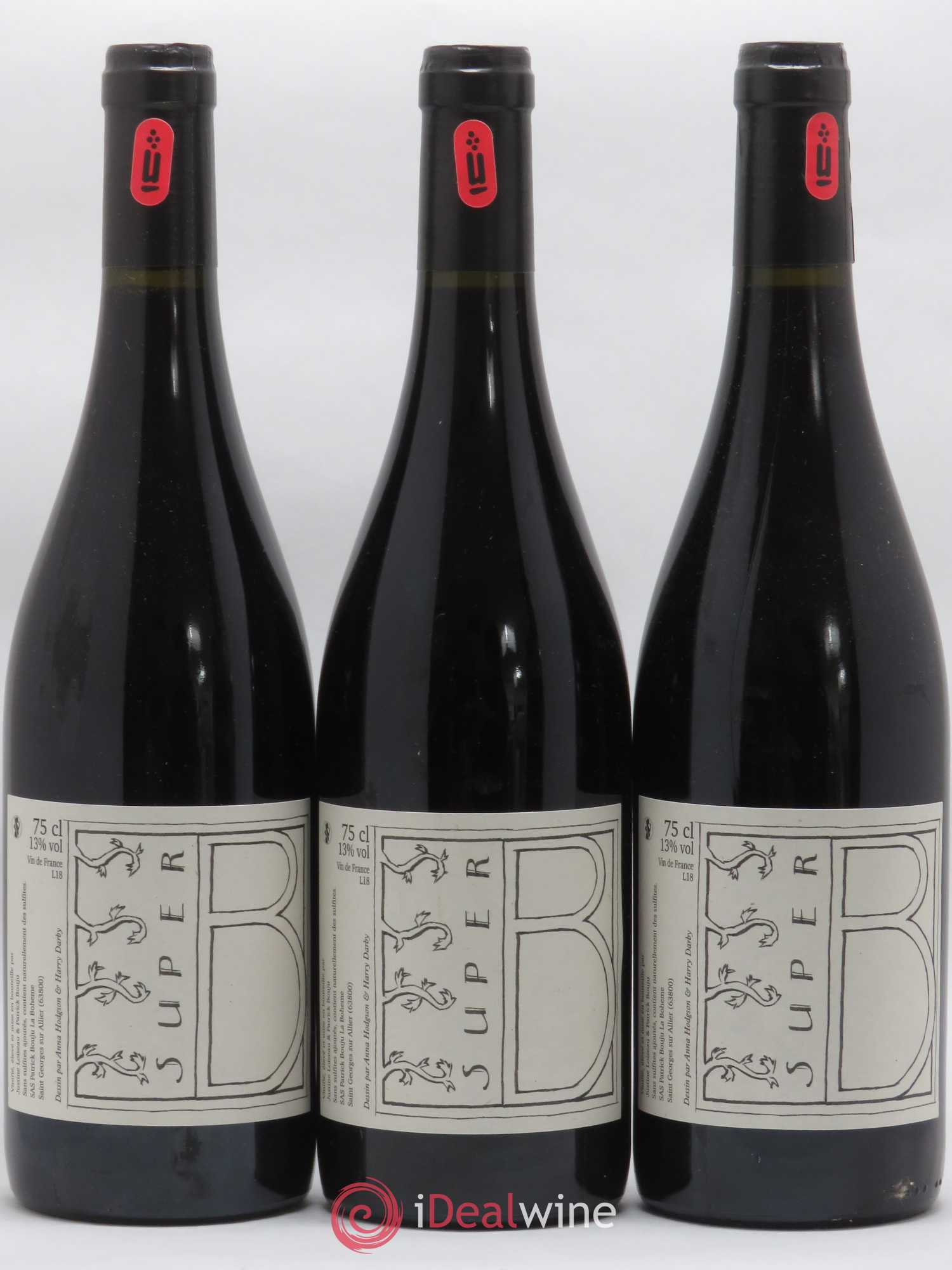 Vin de France Super B Patrick Bouju - La Bohème 2018 - Lot de 3 bouteilles - 0