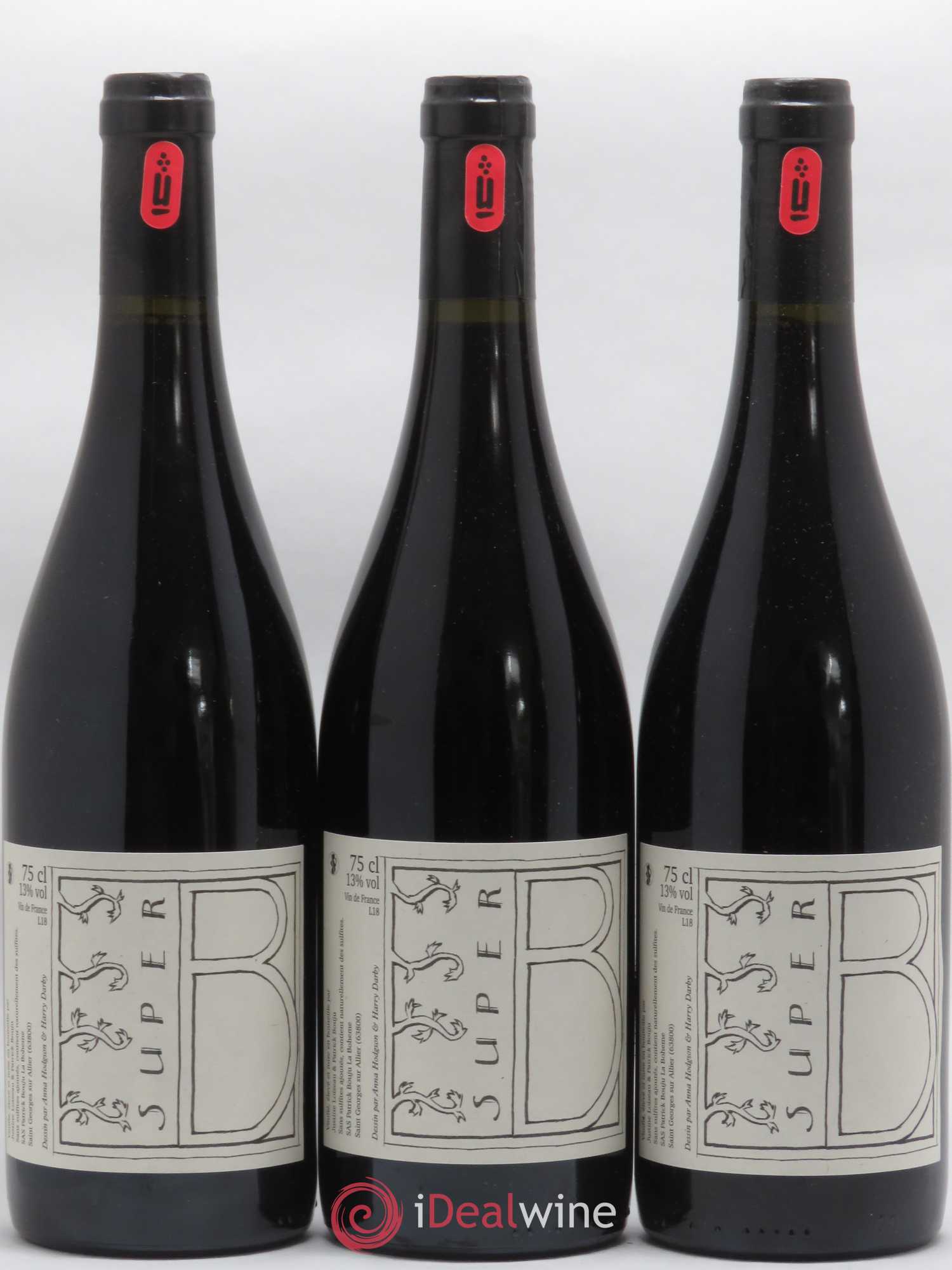 Vin de France Super B Patrick Bouju - La Bohème 2018 - Lot de 3 bouteilles - 0