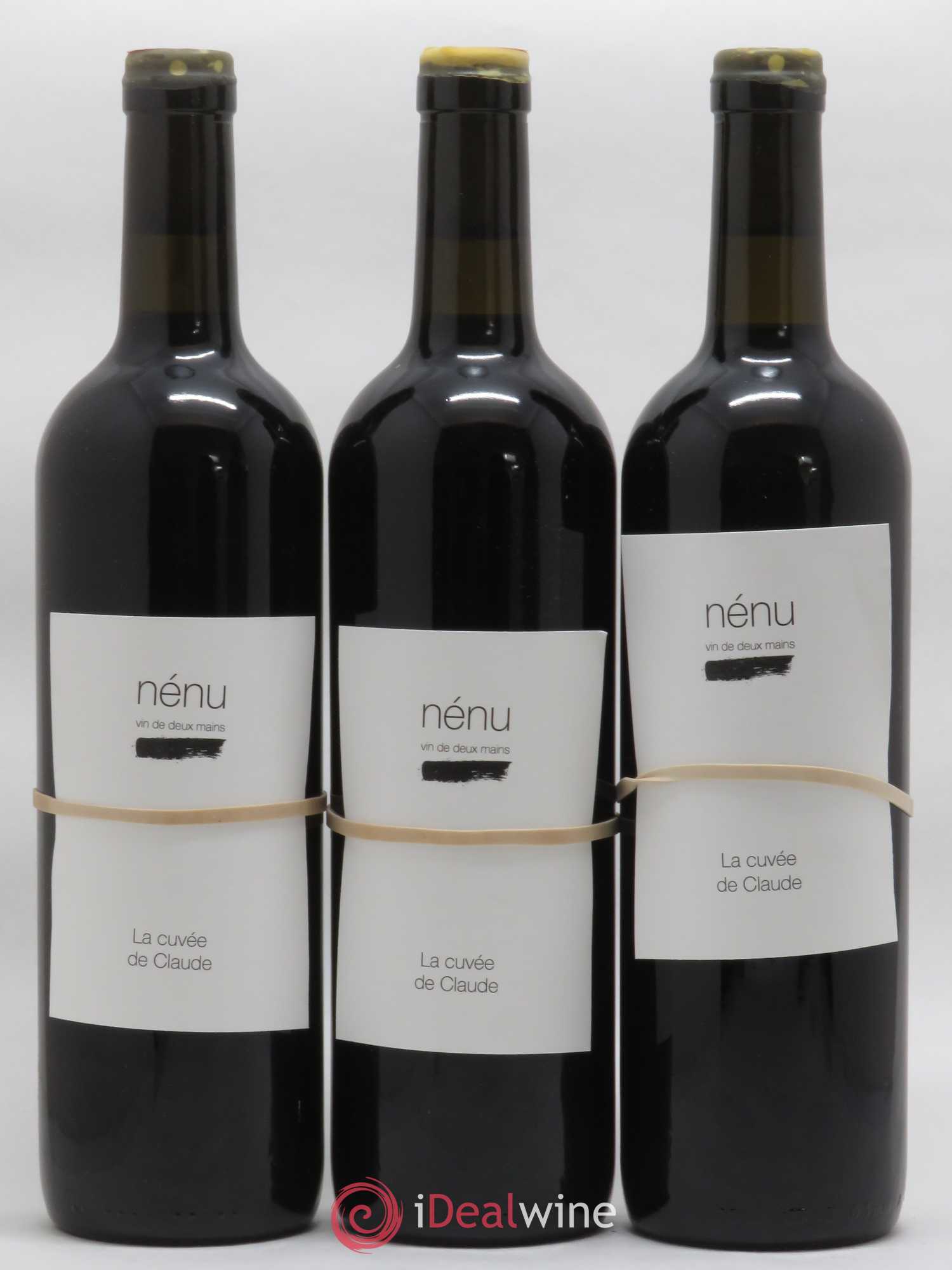 Collioure La cuvée de Claude Domaine Nénu - Rasmus Aamand Olesen Vin de deux mains 2017 - Lot de 3 bouteilles - 0