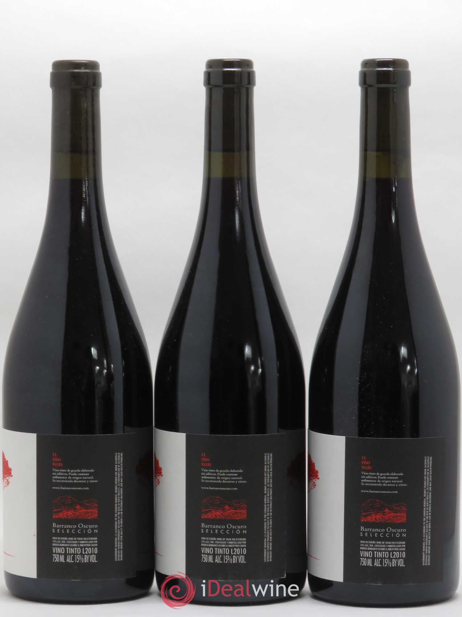 Espagne El Pino Rojo Barranco Oscuro 2010 - Posten von 3 Flaschen - 1