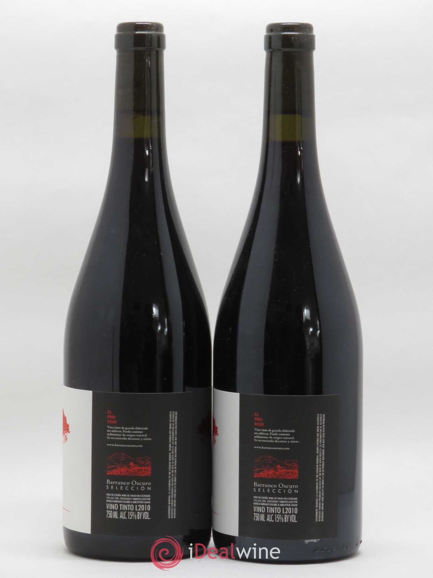 Espagne El Pino Rojo Barranco Oscuro 2010 - Posten von 2 Flaschen - 1