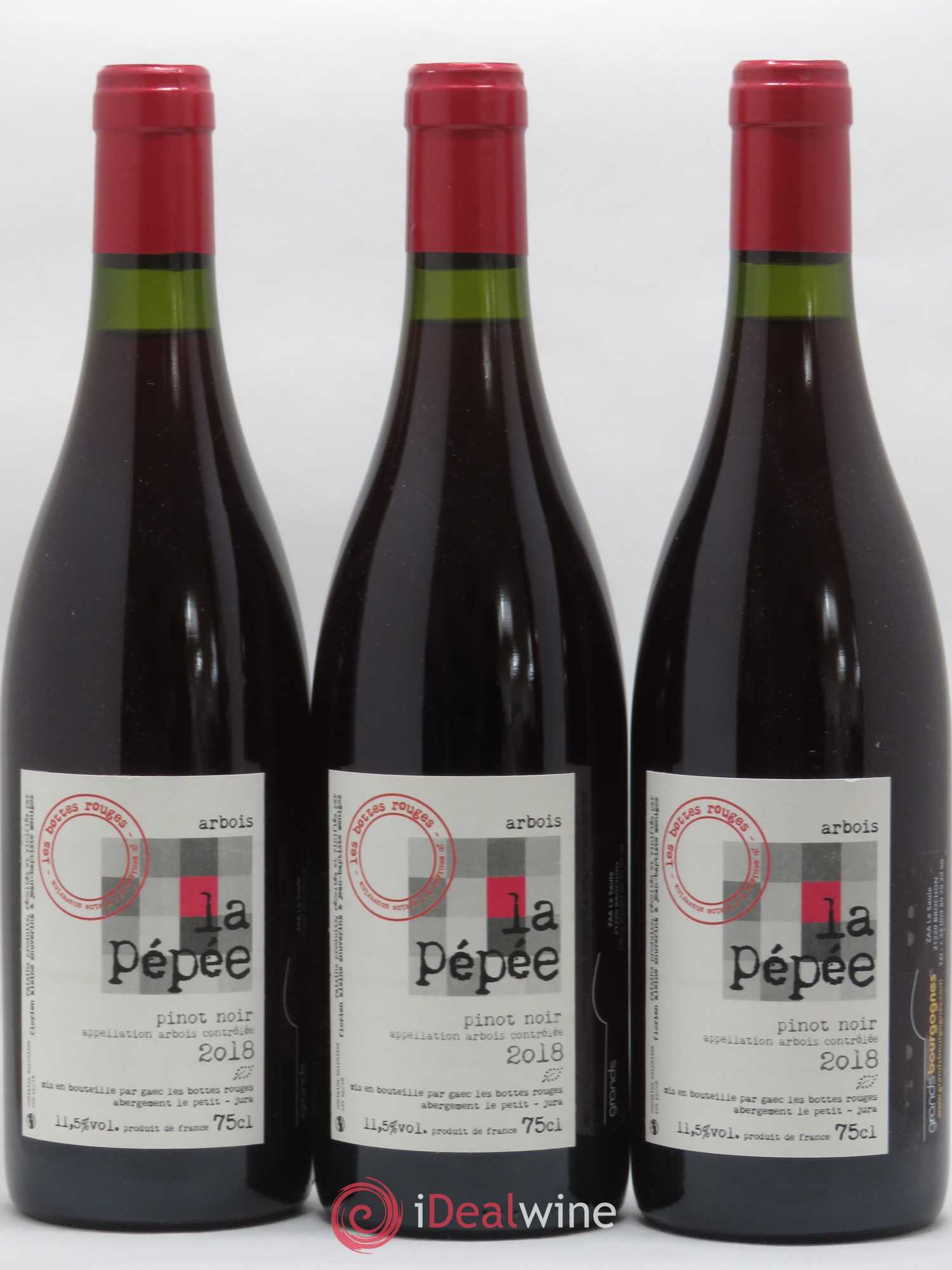 Arbois La Pépée Les Bottes Rouges 2018 - Lotto di 3 bottiglie - 0