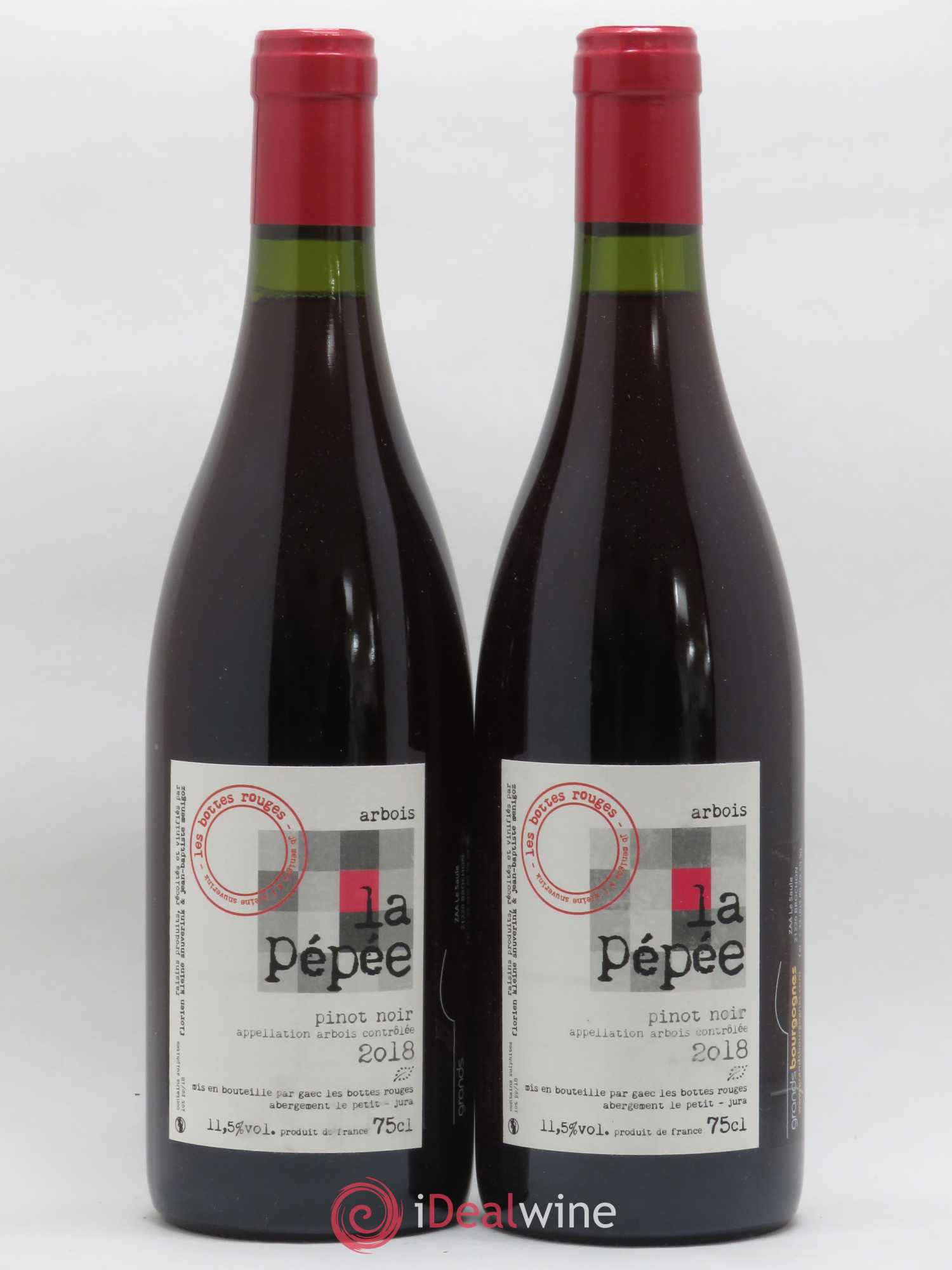 Arbois La Pépée Les Bottes Rouges 2018 - Lotto di 2 bottiglie - 0