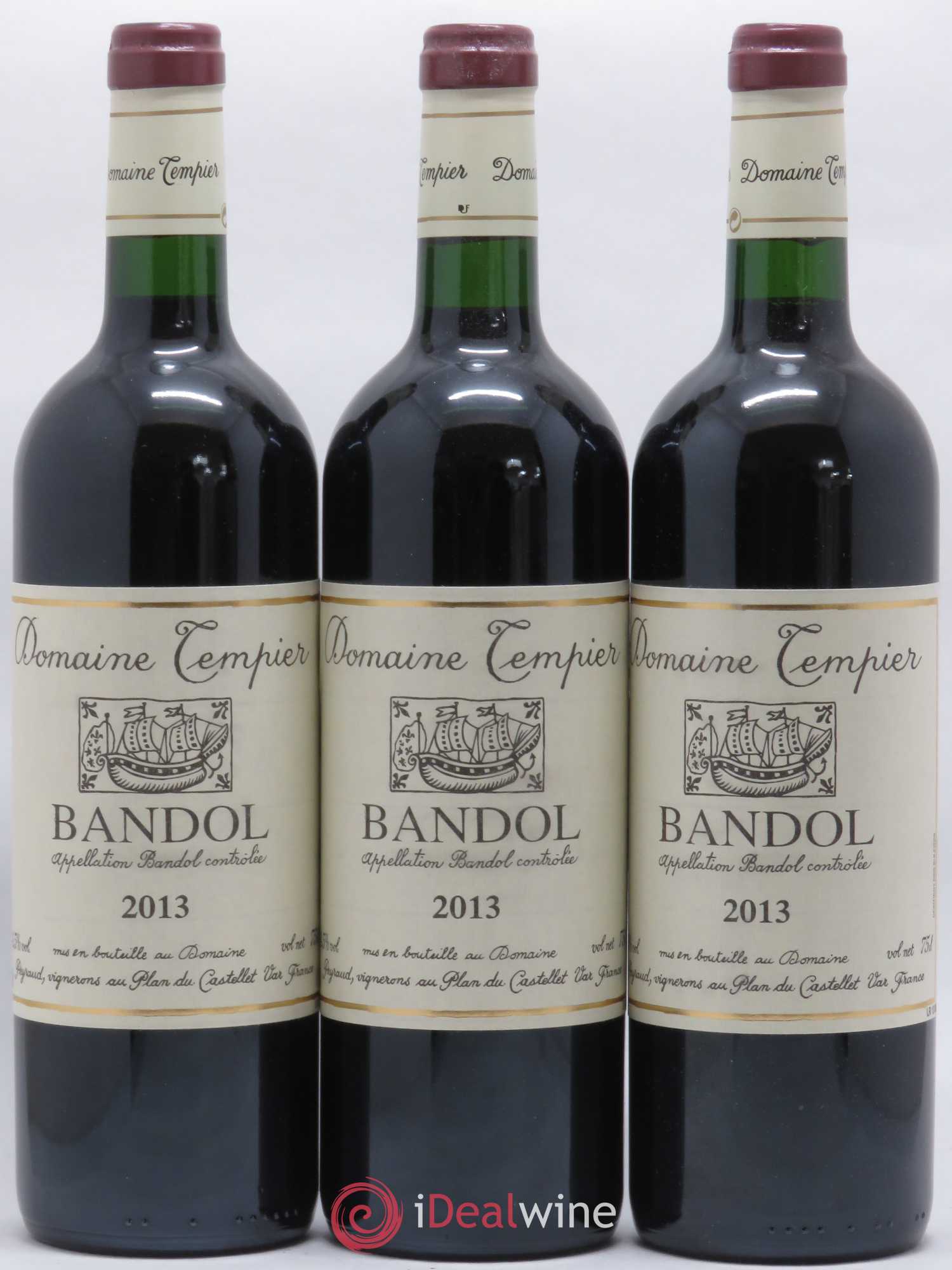 Bandol Domaine Tempier Famille Peyraud 2013 - Lot de 3 bouteilles - 0