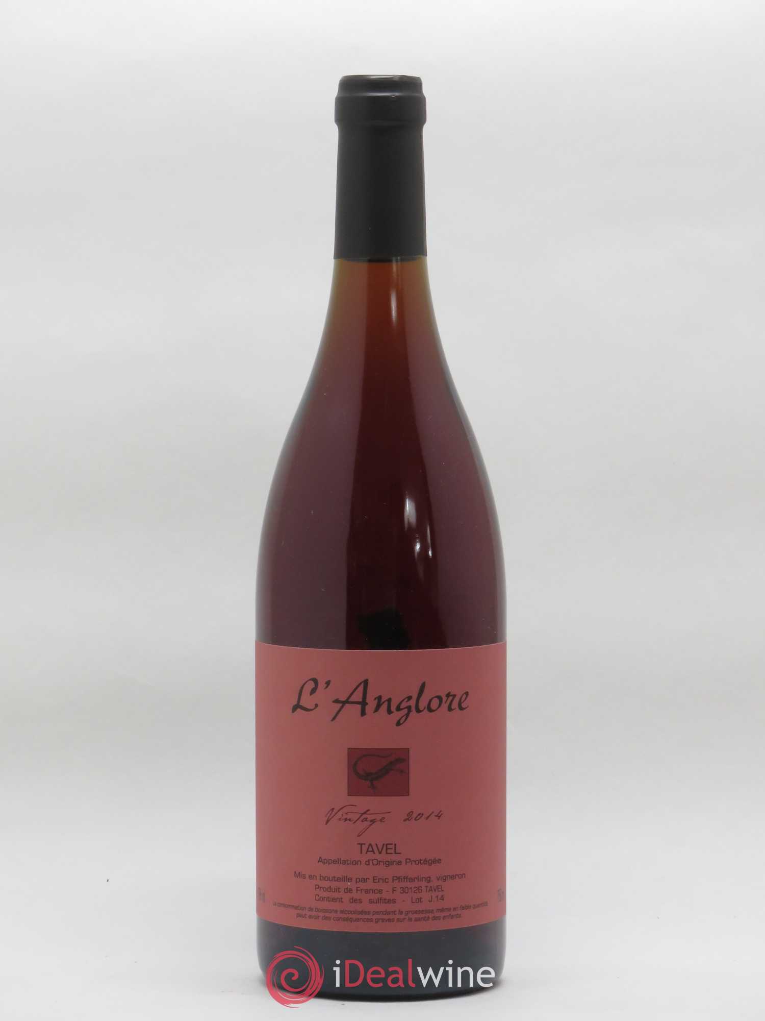 Tavel Vintage L'Anglore 2014 - Lot de 1 bouteille - 0
