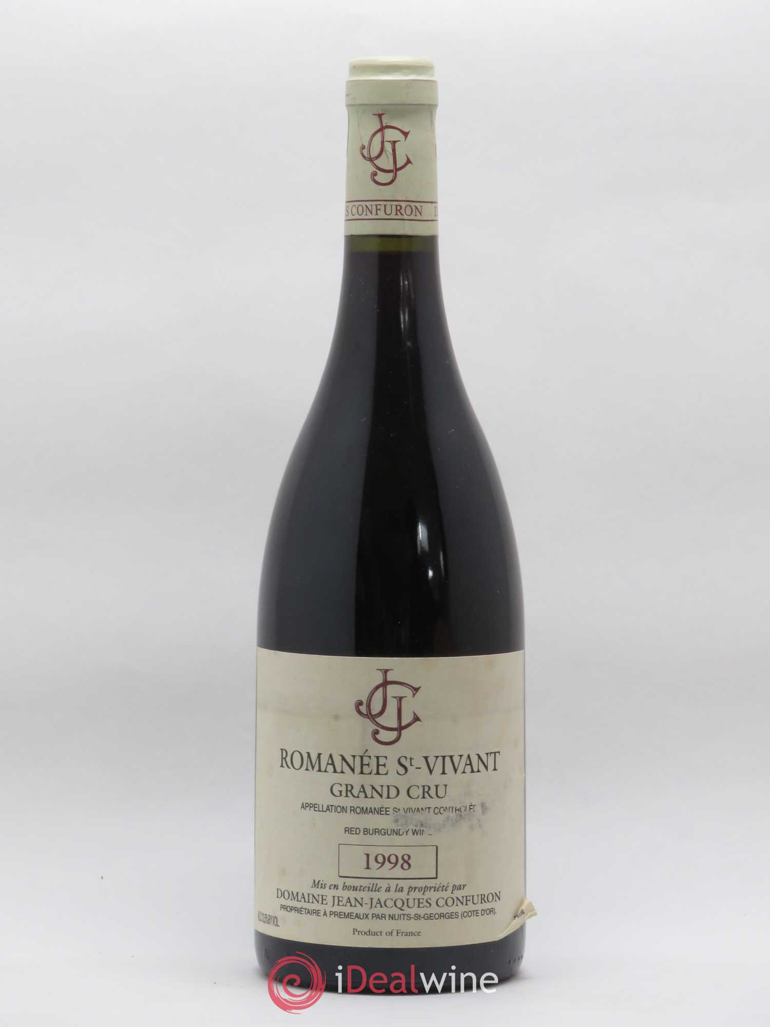 Romanée-Saint-Vivant Grand Cru Jean-Jacques Confuron 1998 - Lot de 1 bouteille - 0