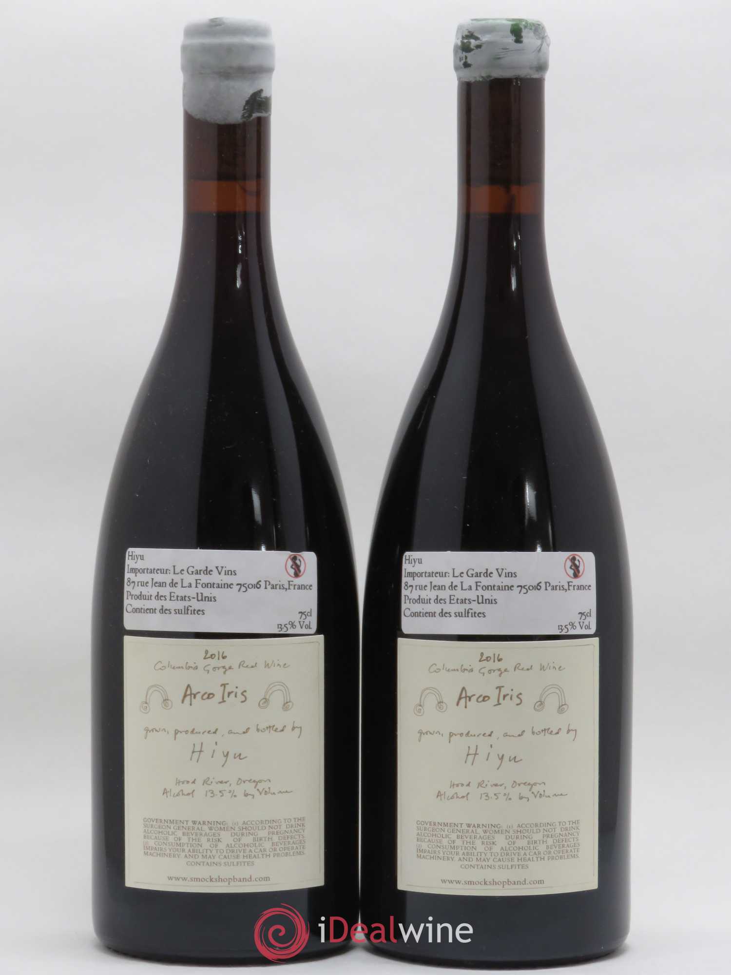 Columbia Gorge Arco Iris Hiyu Farm 2016 - Lot de 2 bouteilles - 1