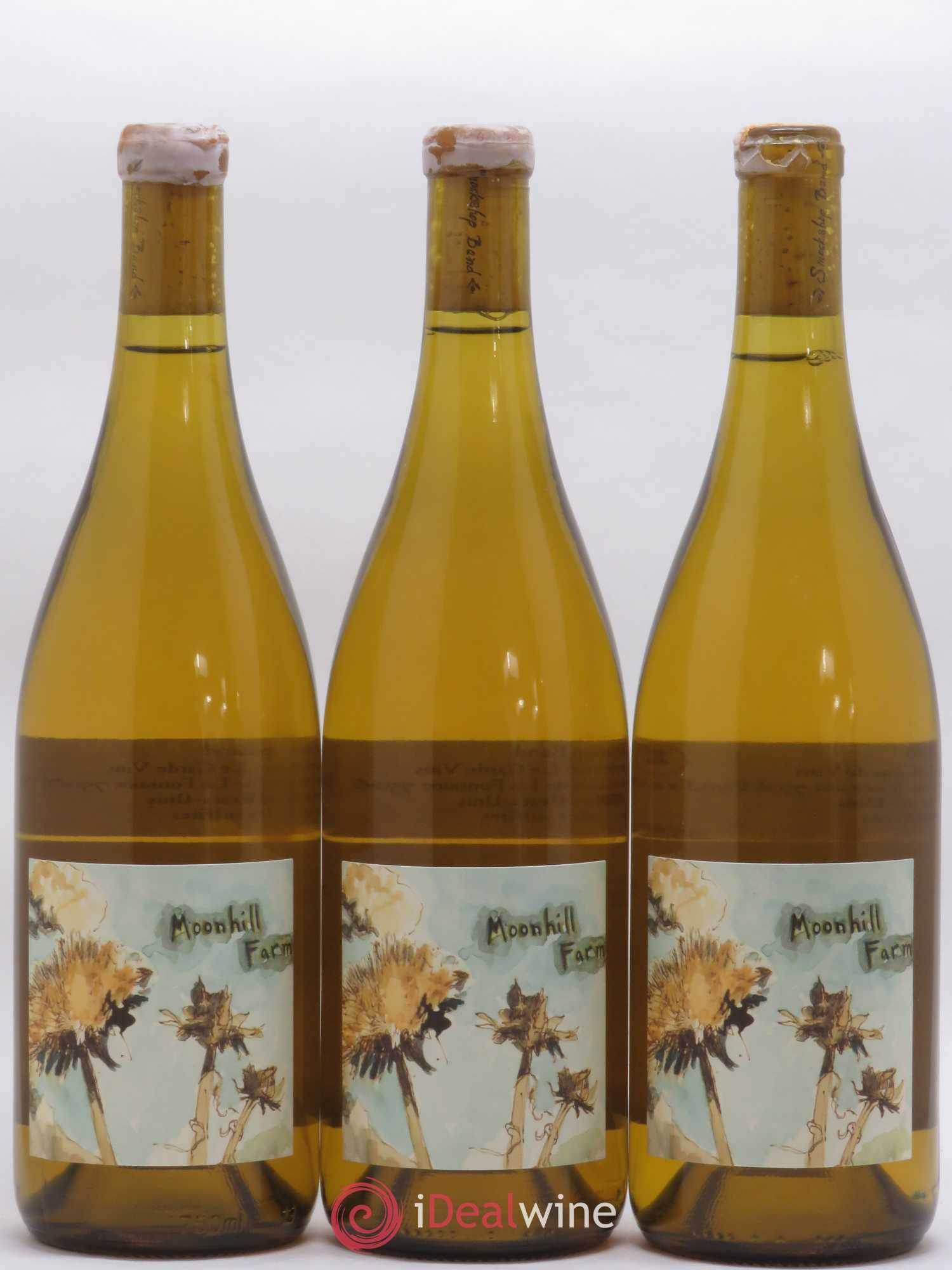 Columbia Gorge Smockshop Band Moonhill Farm Chardonnay Hiyu Farm 2016 - Lot de 3 bouteilles - 0