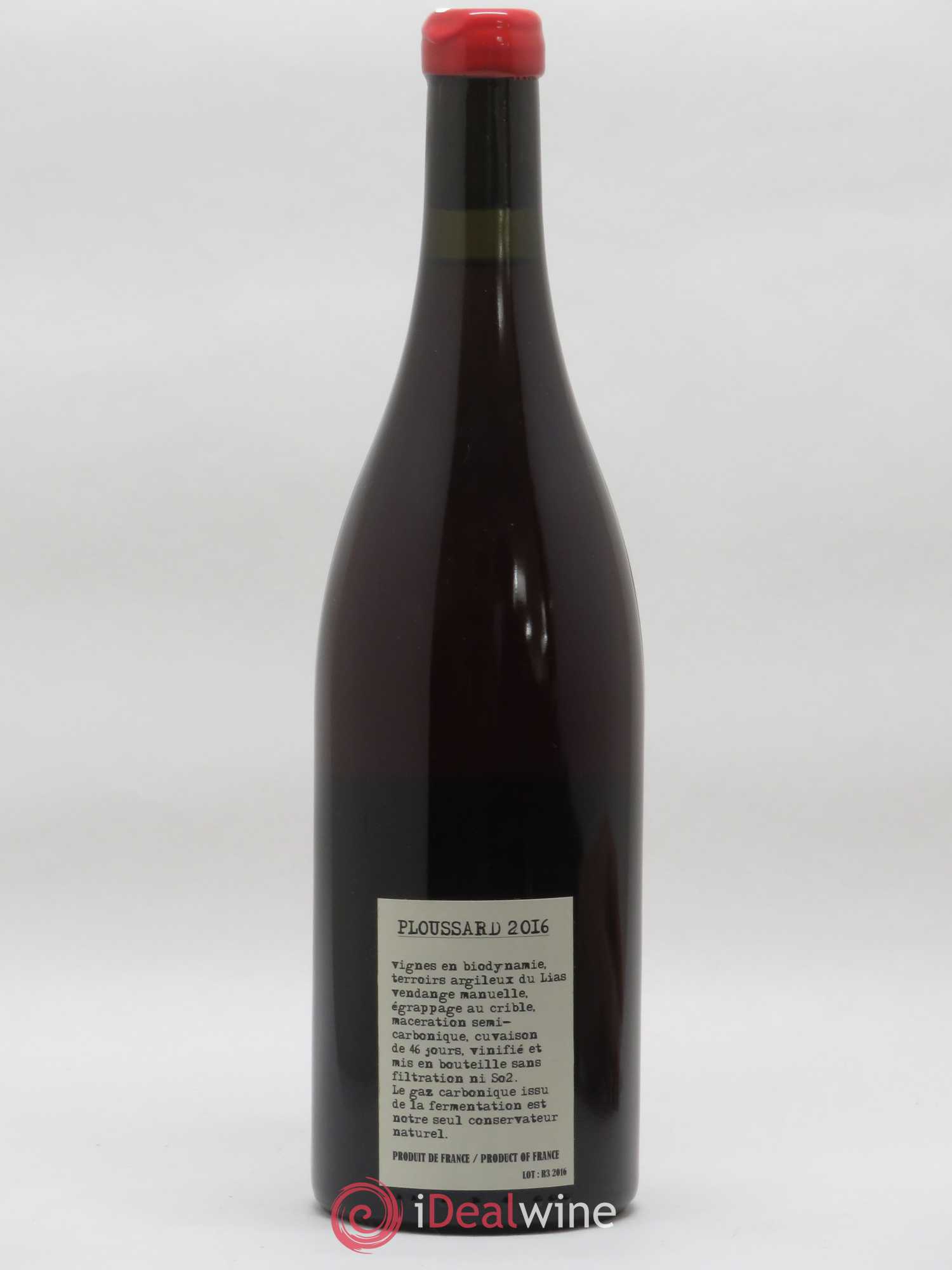 Arbois Ploussard Adeline Houillon & Renaud Bruyère 2016 - Lot de 1 bouteille - 1