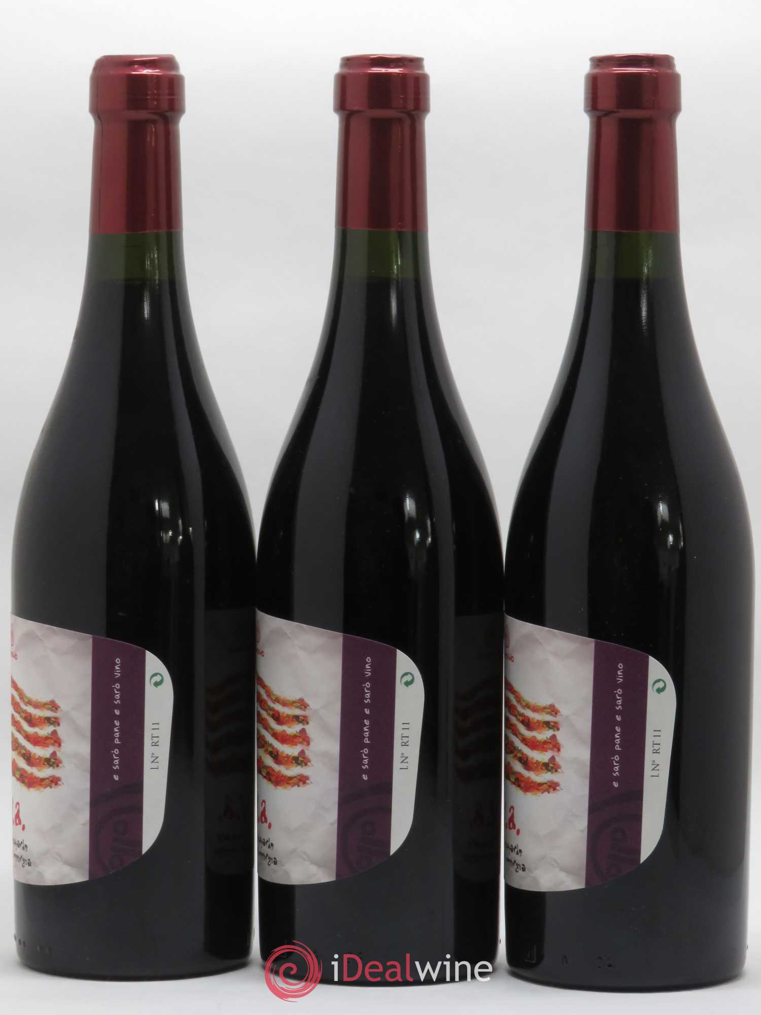 Italie Vino de Tavola U.V.A Panevino 2011 - Posten von 3 Flaschen - 2