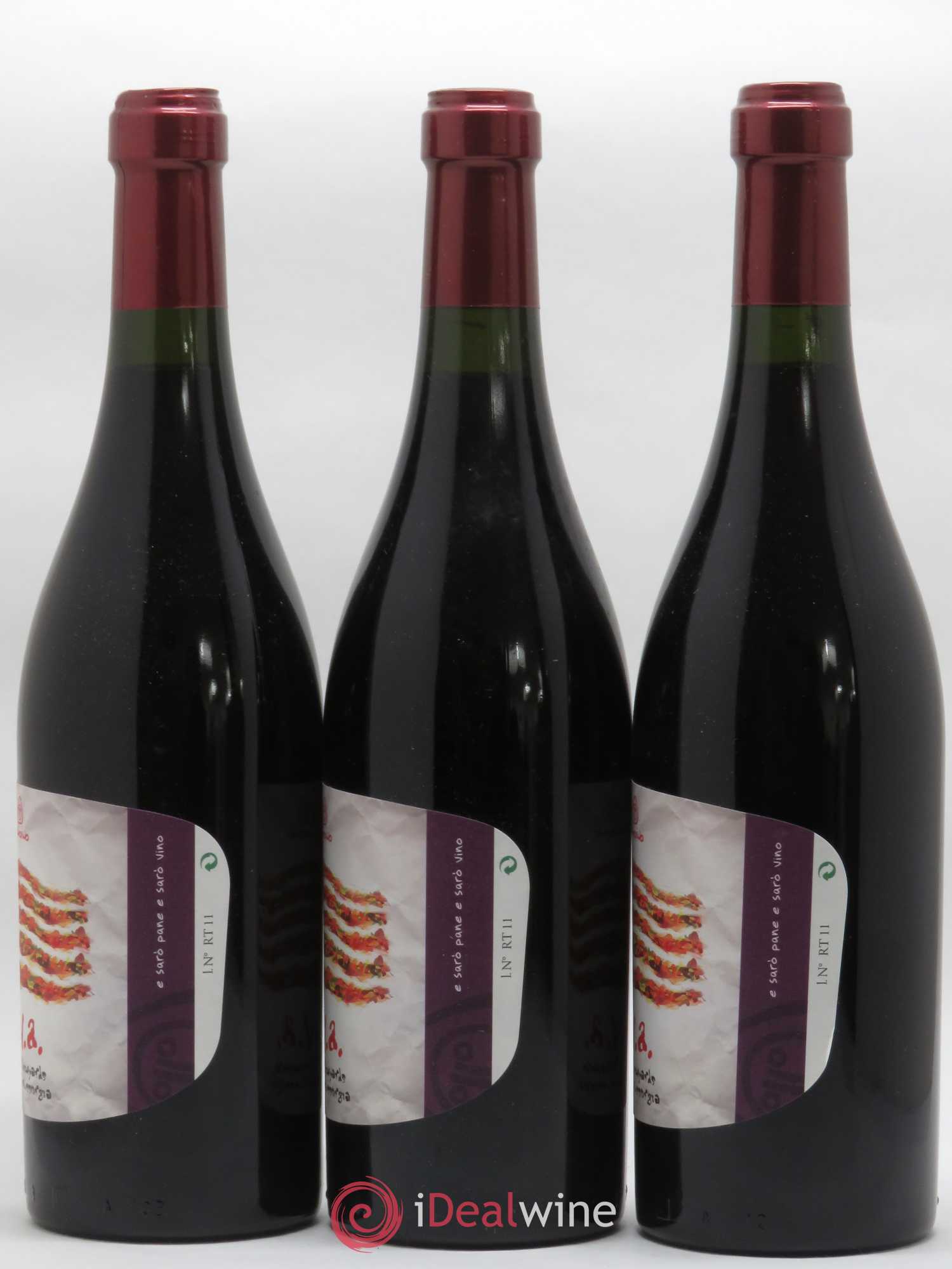 Italie Vino de Tavola U.V.A Panevino 2011 - Posten von 3 Flaschen - 2