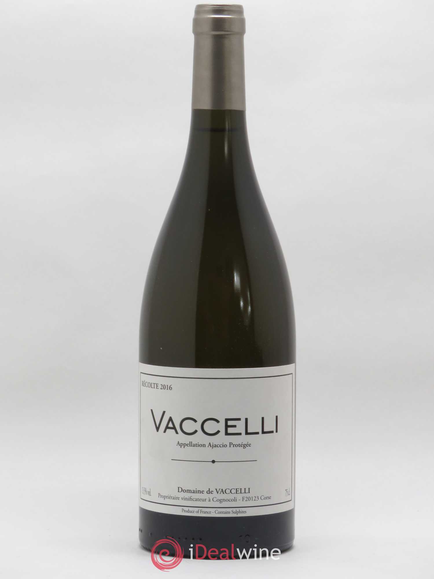 Ajaccio Vaccelli 2016 - Lot de 1 bouteille - 0