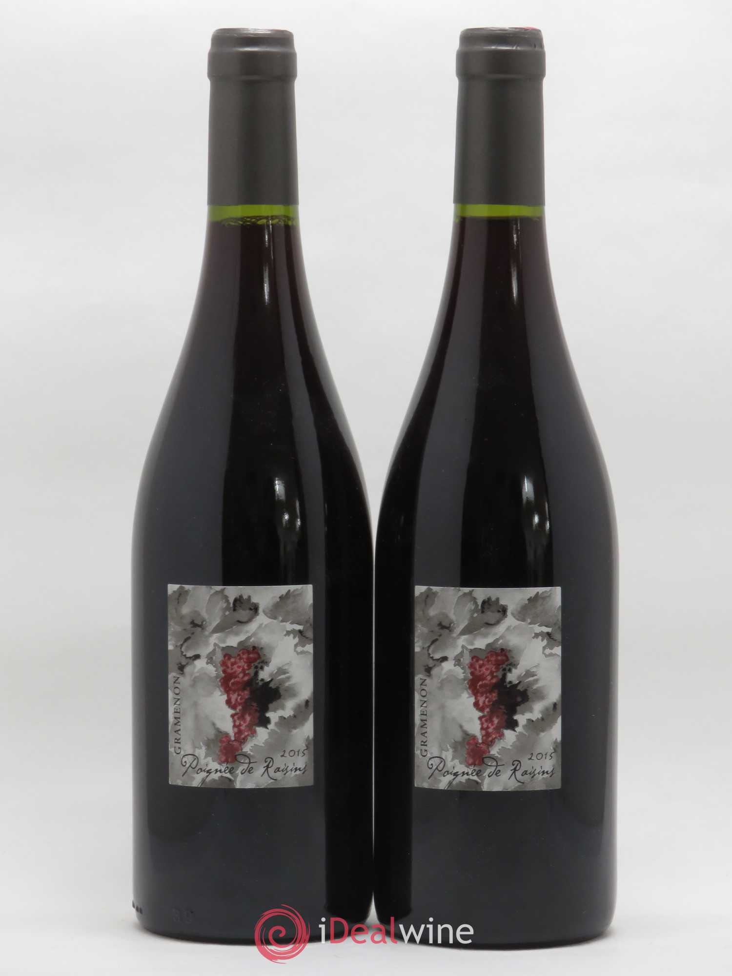 Côtes-du-Rhône Poignée de raisins Gramenon (Domaine) 2015 - Lot de 2 bouteilles - 0