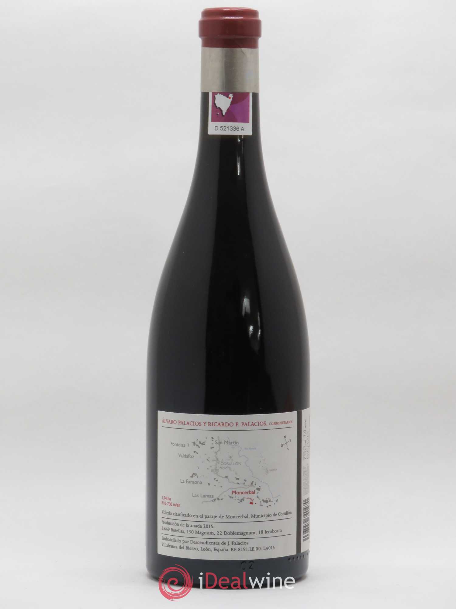 Bierzo Descendientes de J.Palacios Moncerbal 2015 - Lot de 1 bouteille - 2