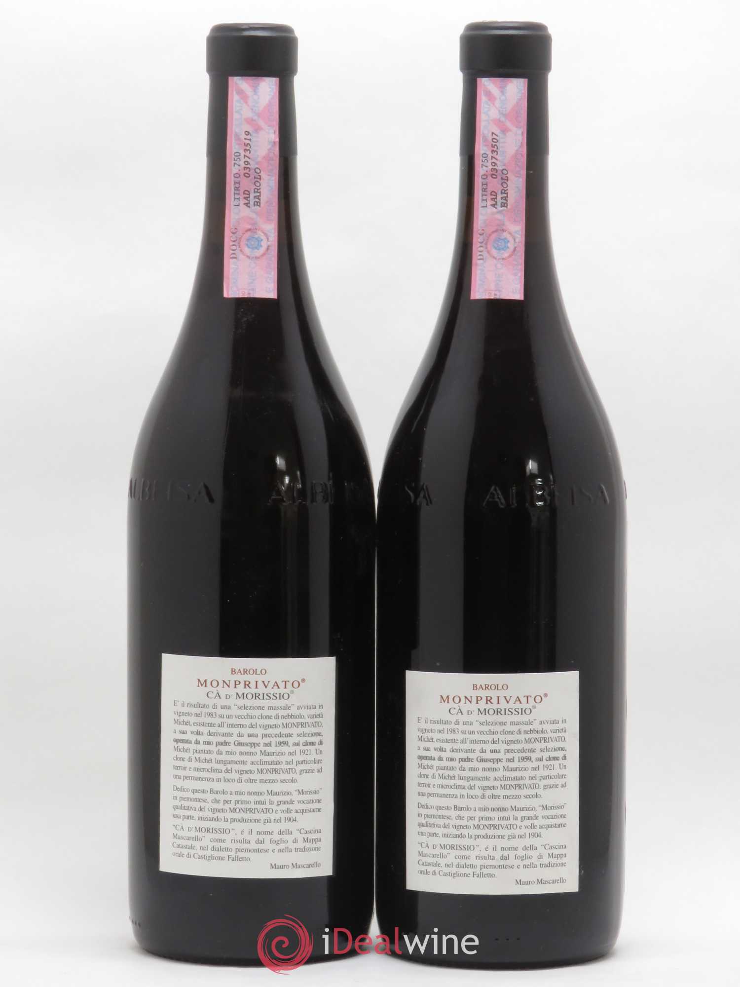 Barolo DOCG Monprivato Giuseppe Mascarello Riserva 2003 - Posten von 2 Flaschen - 1