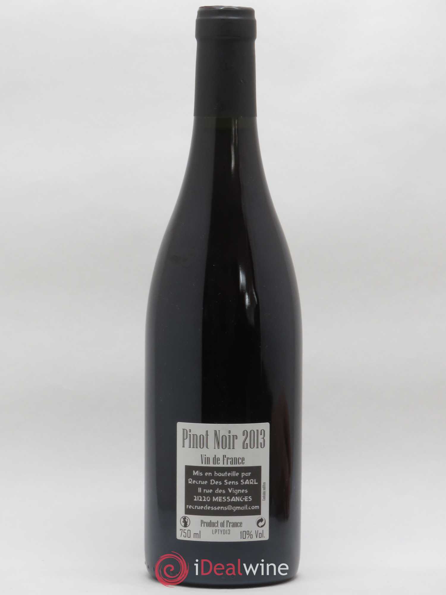 Vin de France Les Ponts Yann Durieux - Recrue des Sens 2013 - Lot de 1 bouteille - 1