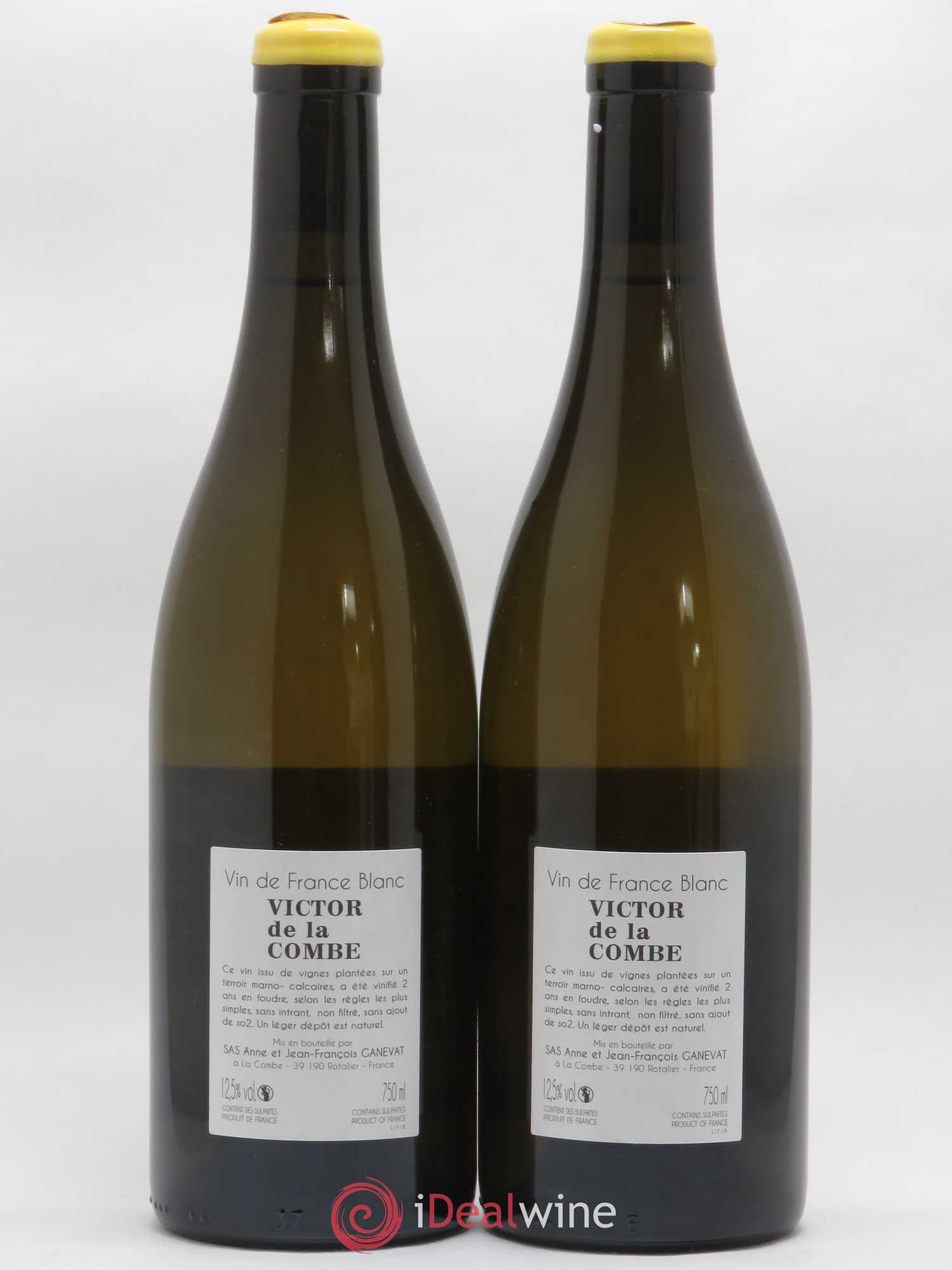 Vin de France Victor de la Combe Anne et Jean François Ganevat Le Vieux Bougre - Lotto di 2 bottiglie - 1