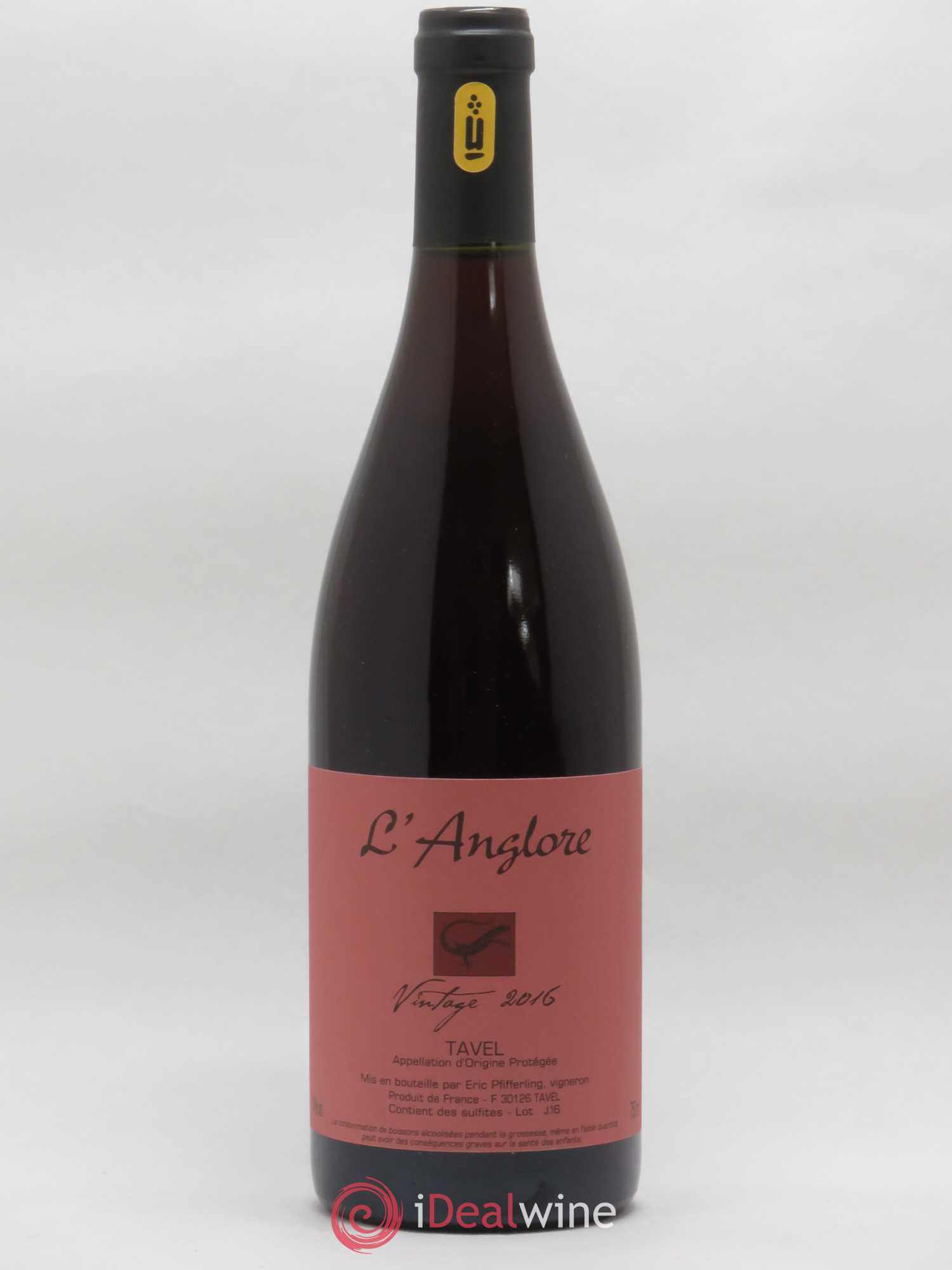 Tavel Vintage L'Anglore 2016 - Lot de 1 bouteille - 0