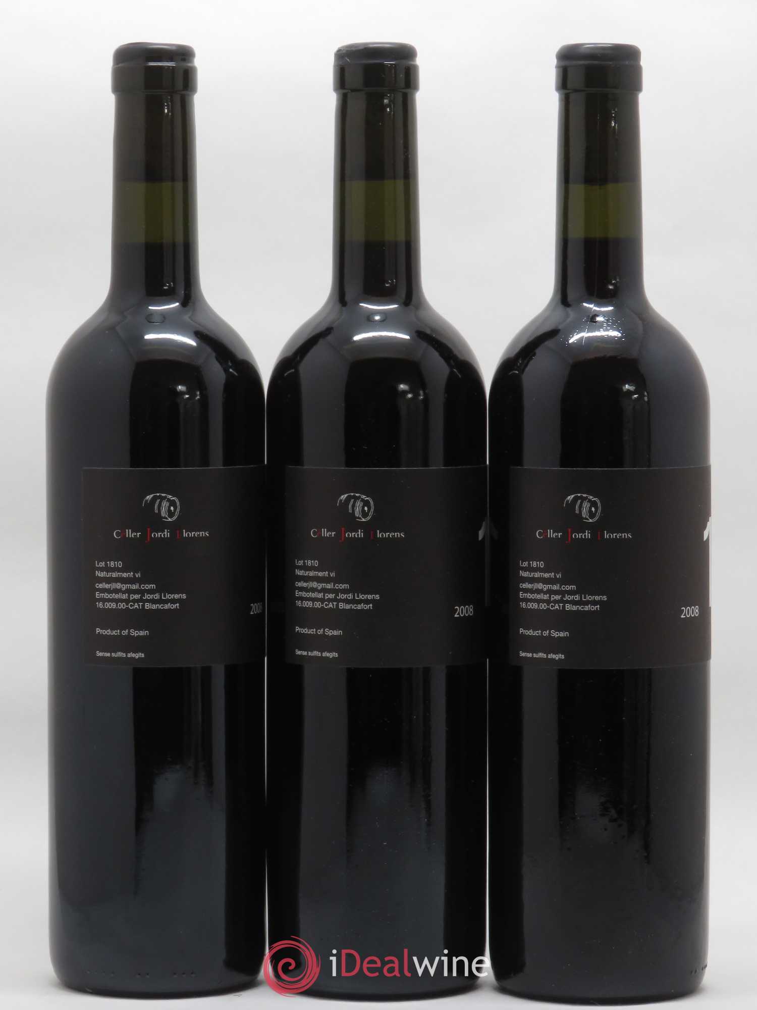 Espagne 10 Celler Jordi Llorens 2018 - Posten von 3 Flaschen - 1
