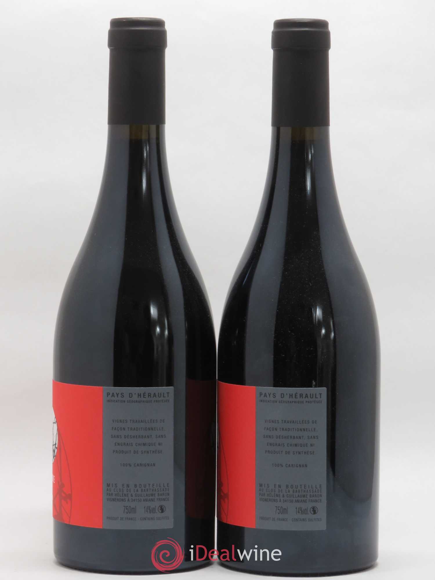 Pays d'Hérault K Libre Le Clos de la Barthassade 2016 - Lot de 2 bouteilles - 1