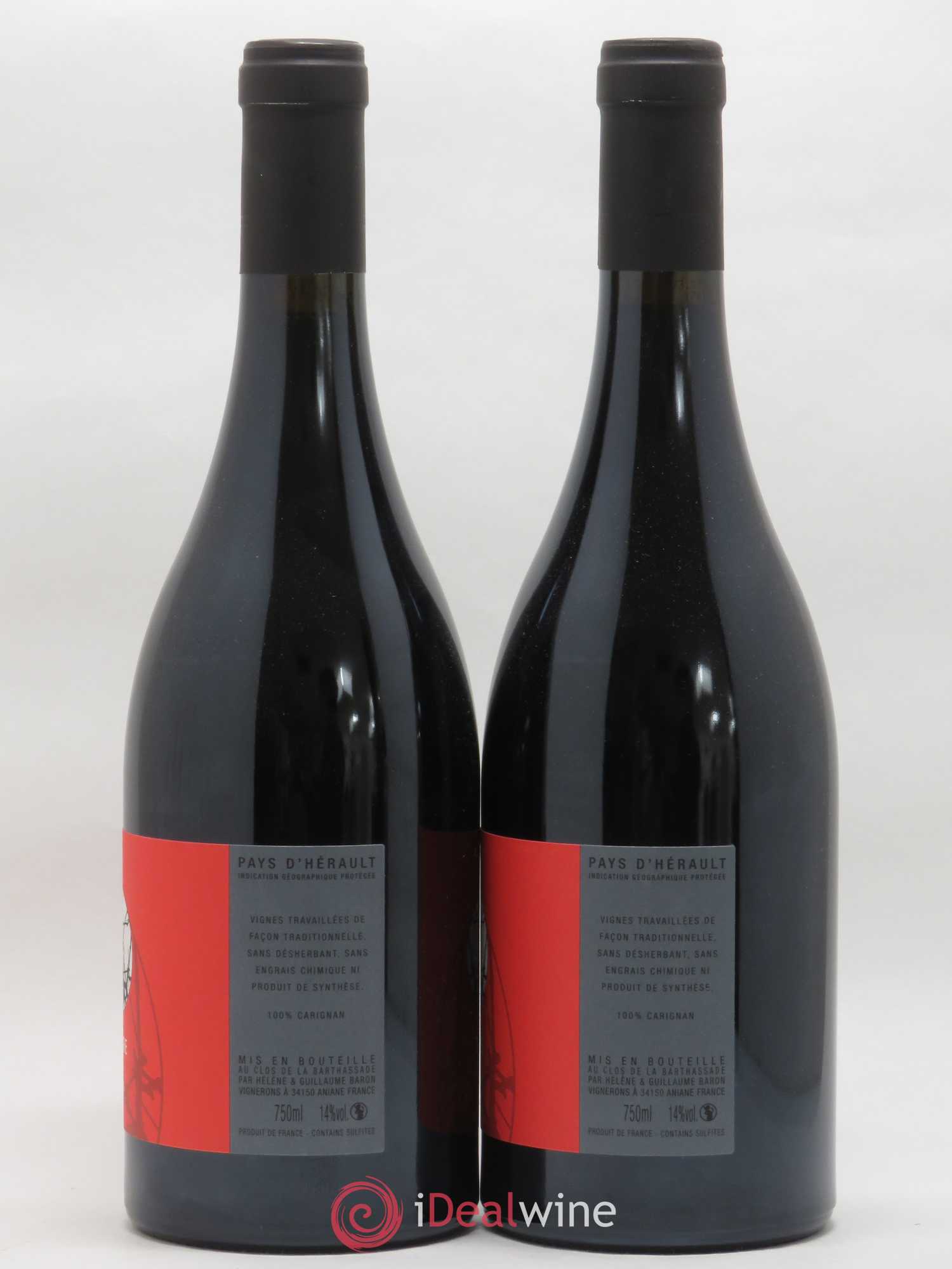 Pays d'Hérault K Libre Le Clos de la Barthassade 2016 - Lot de 2 bouteilles - 1