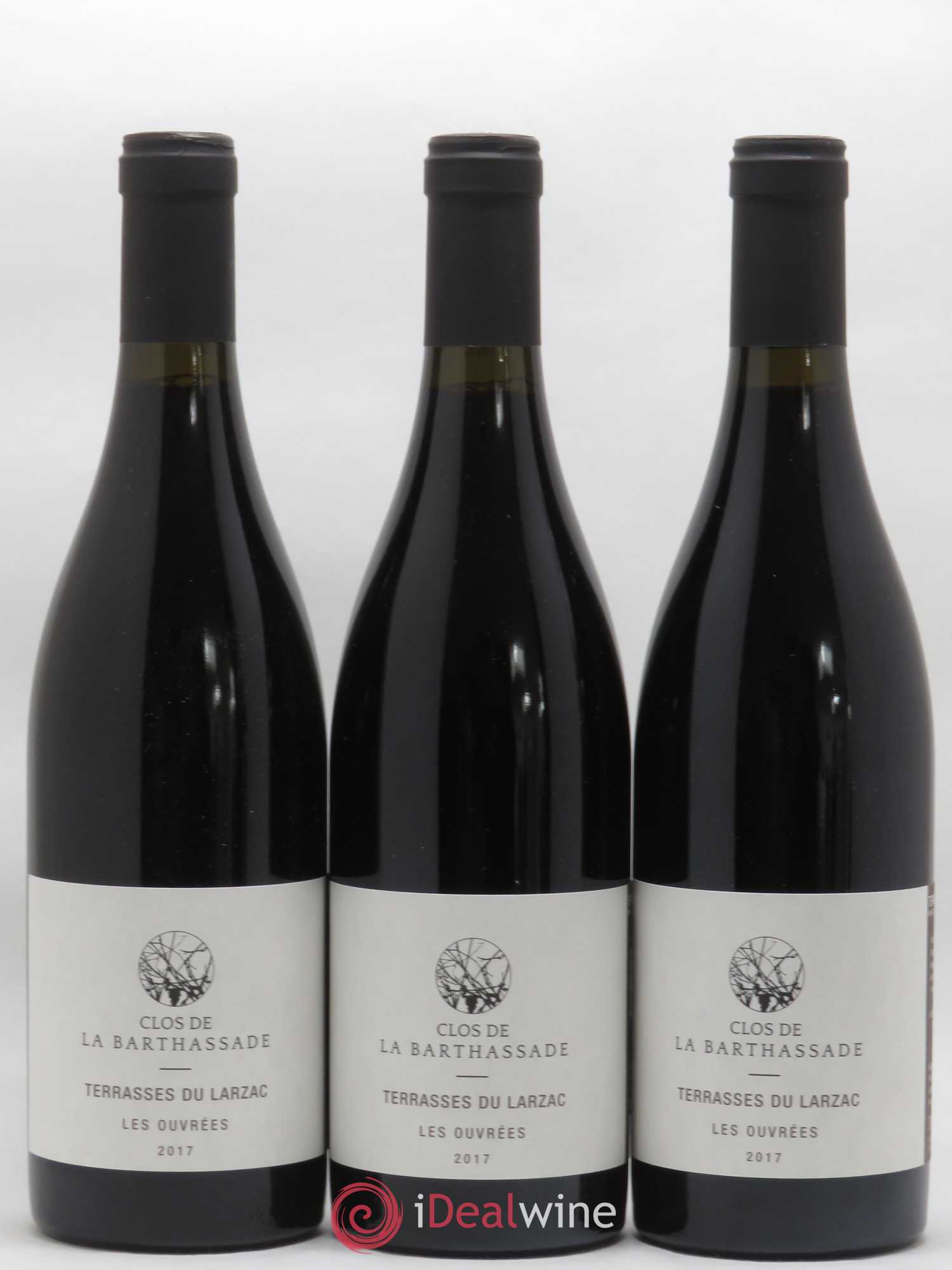 Terrasses du Larzac Les Ouvrées Le Clos de la Barthassade 2017 - Lot de 3 bouteilles - 0