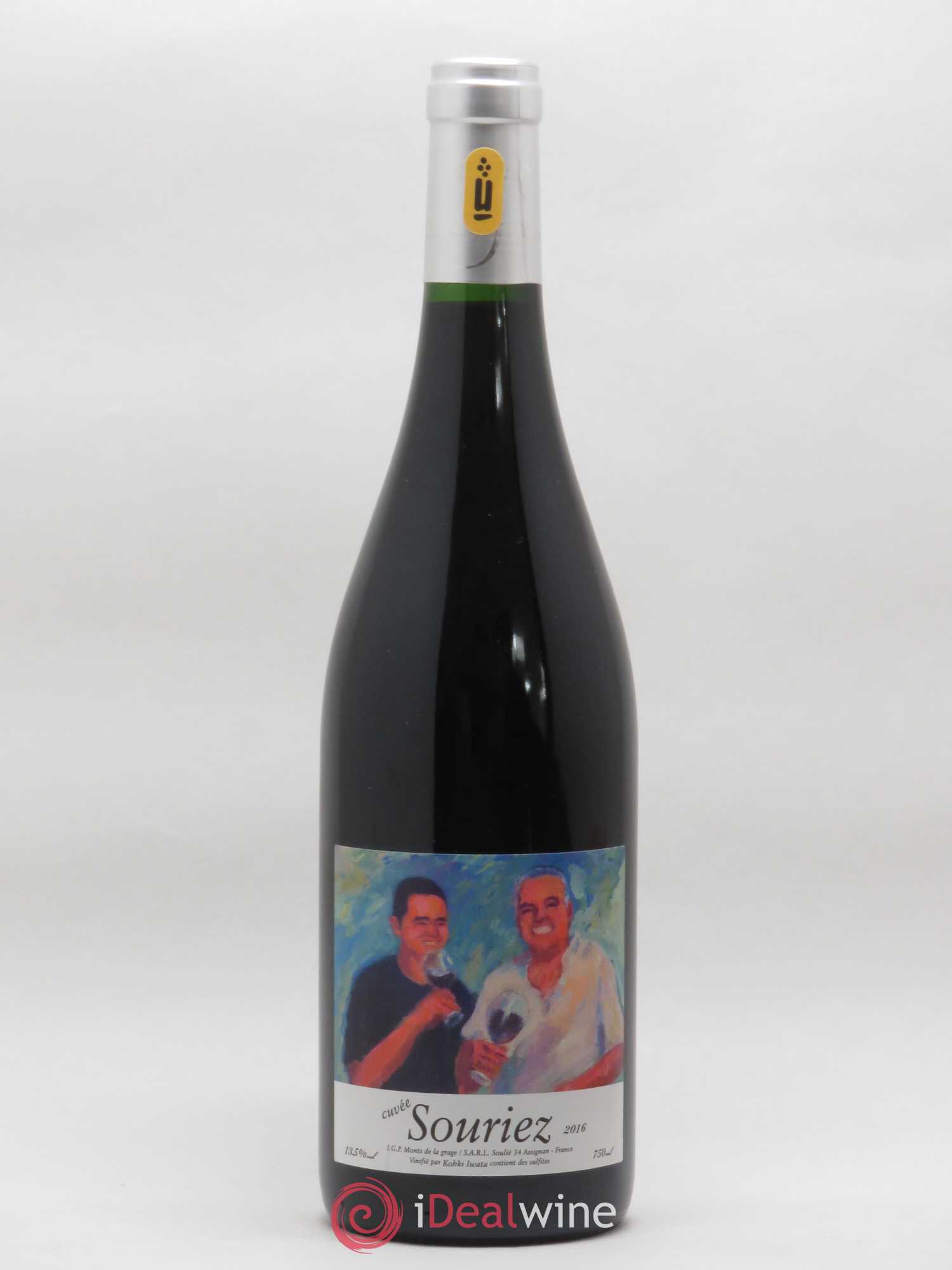 Languedoc IGP Monts de la Grage cuvée Souriez Kohki Iwata - Wa Sud 2016 - Posten von 1 Flasche - 0