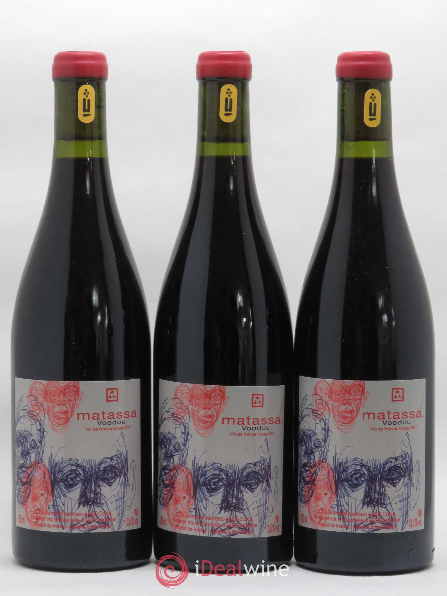 Vin de France Voodou Matassa 2011 - Lot de 3 bouteilles - 0