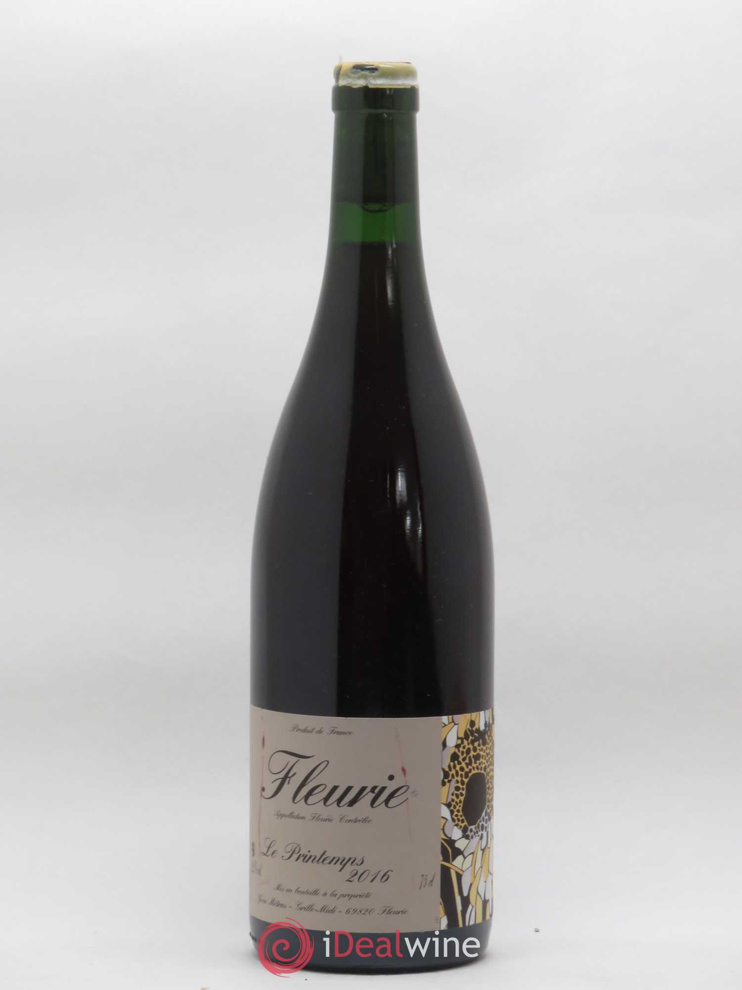 Fleurie Le Printemps Yvon Métras 2016 - Lot de 1 bouteille - 0