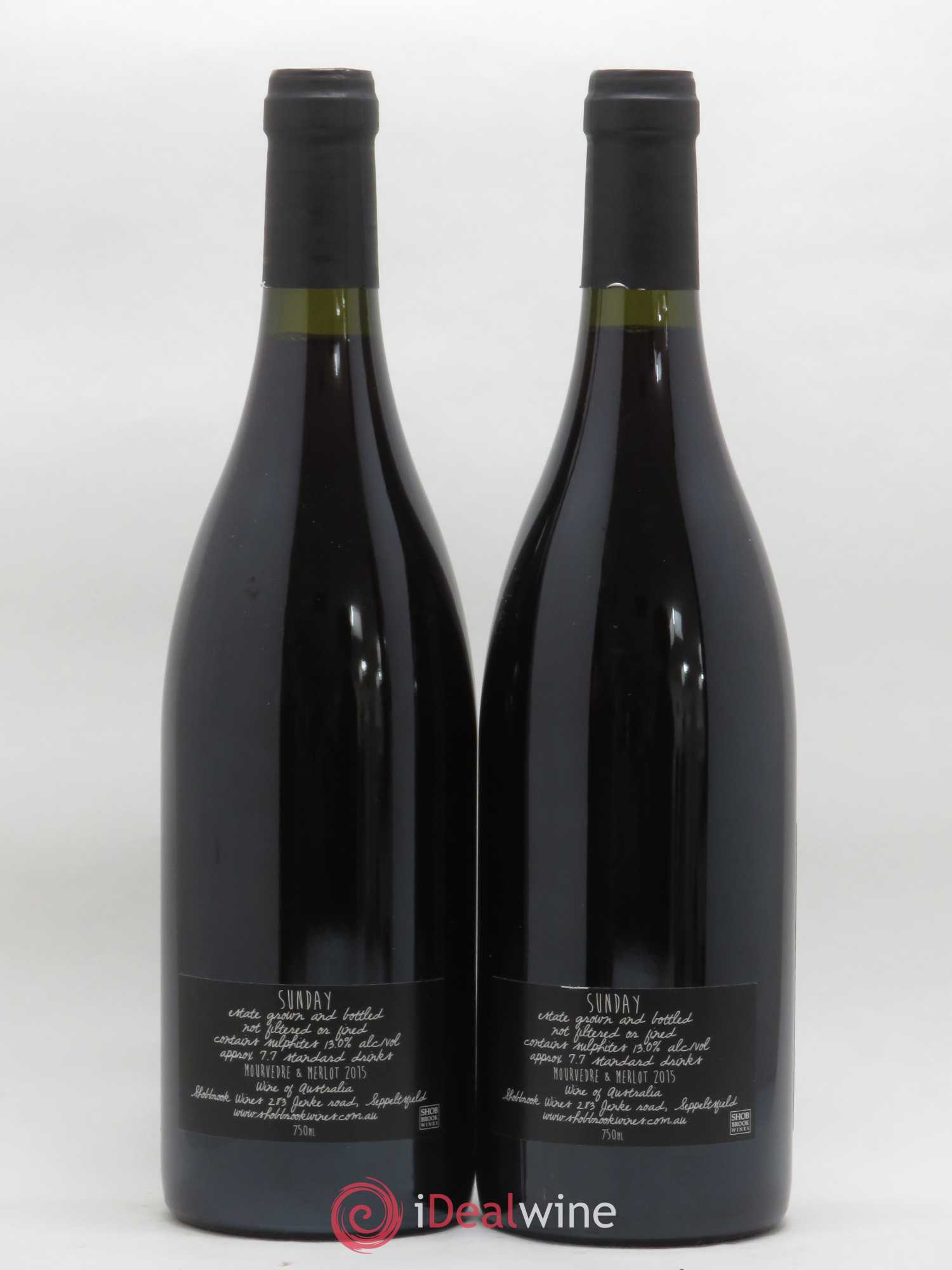 Australie Sunday Barossa Valley Tommy Ruff 2015 - Lot de 2 bouteilles - 1