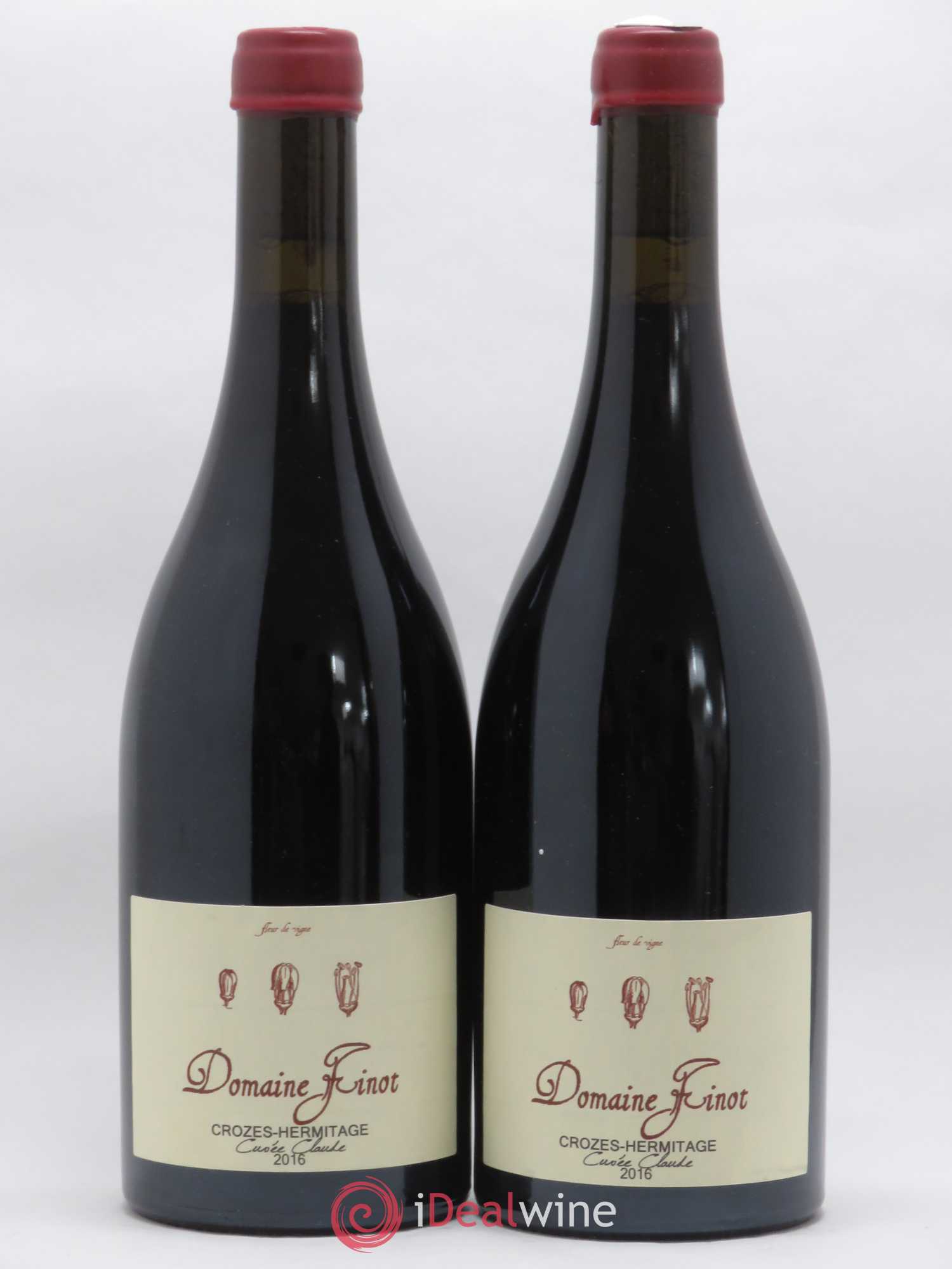 Crozes-Hermitage Cuvee Claude Domaine Finot 2016 - Posten von 2 Flaschen - 0