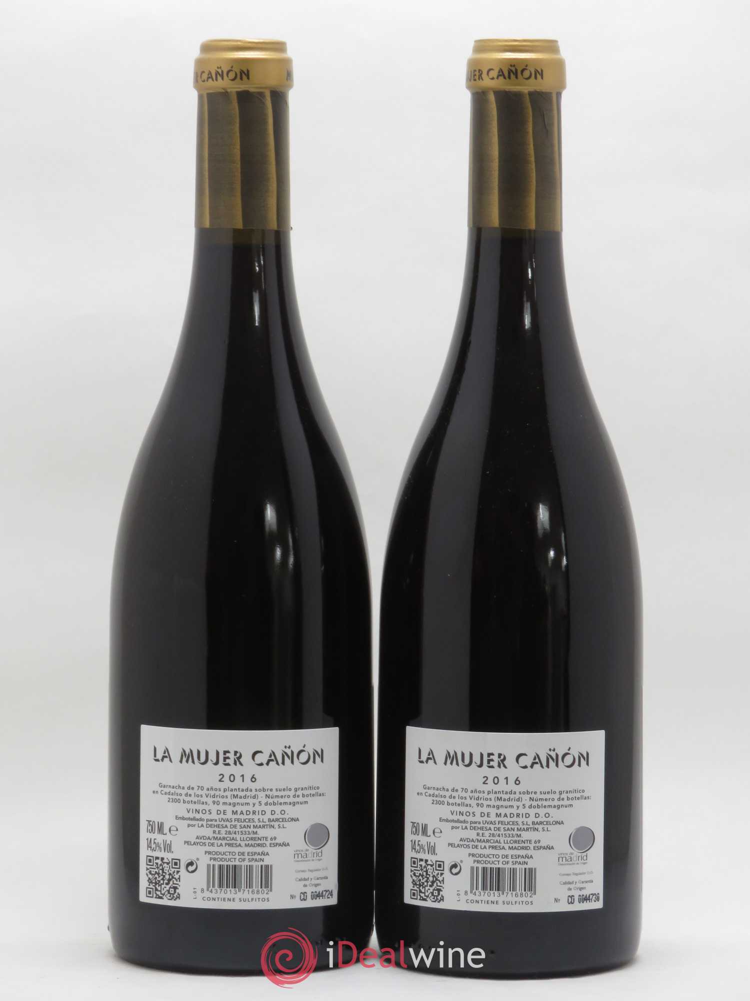 Vinos de Madrid DO Comando G DO La Mujer Canon 2016 - Lot de 2 bouteilles - 1