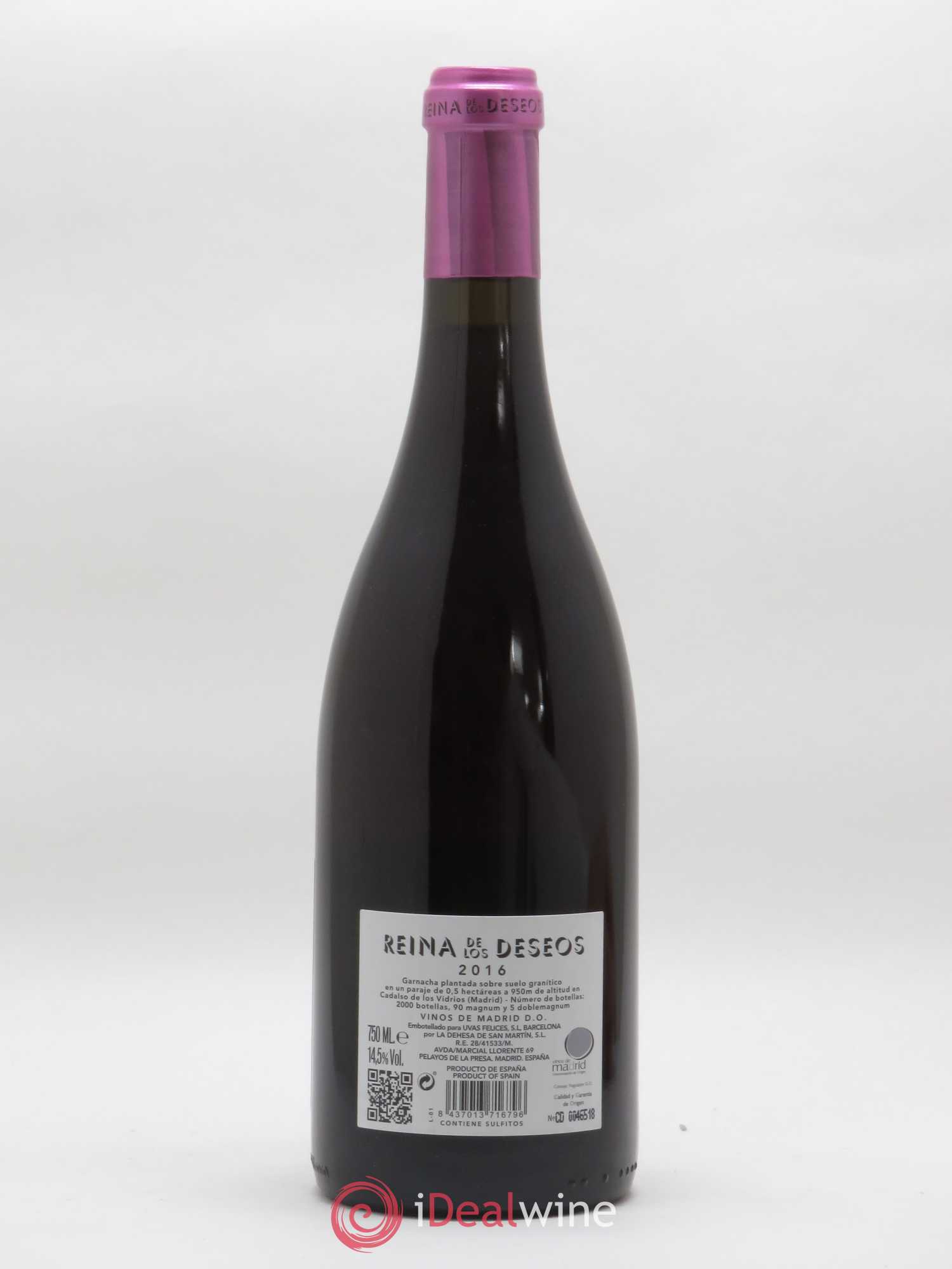 Vinos de Madrid DO Comando G DO Reina de Los Deseos 2016 - Lot de 1 bouteille - 1
