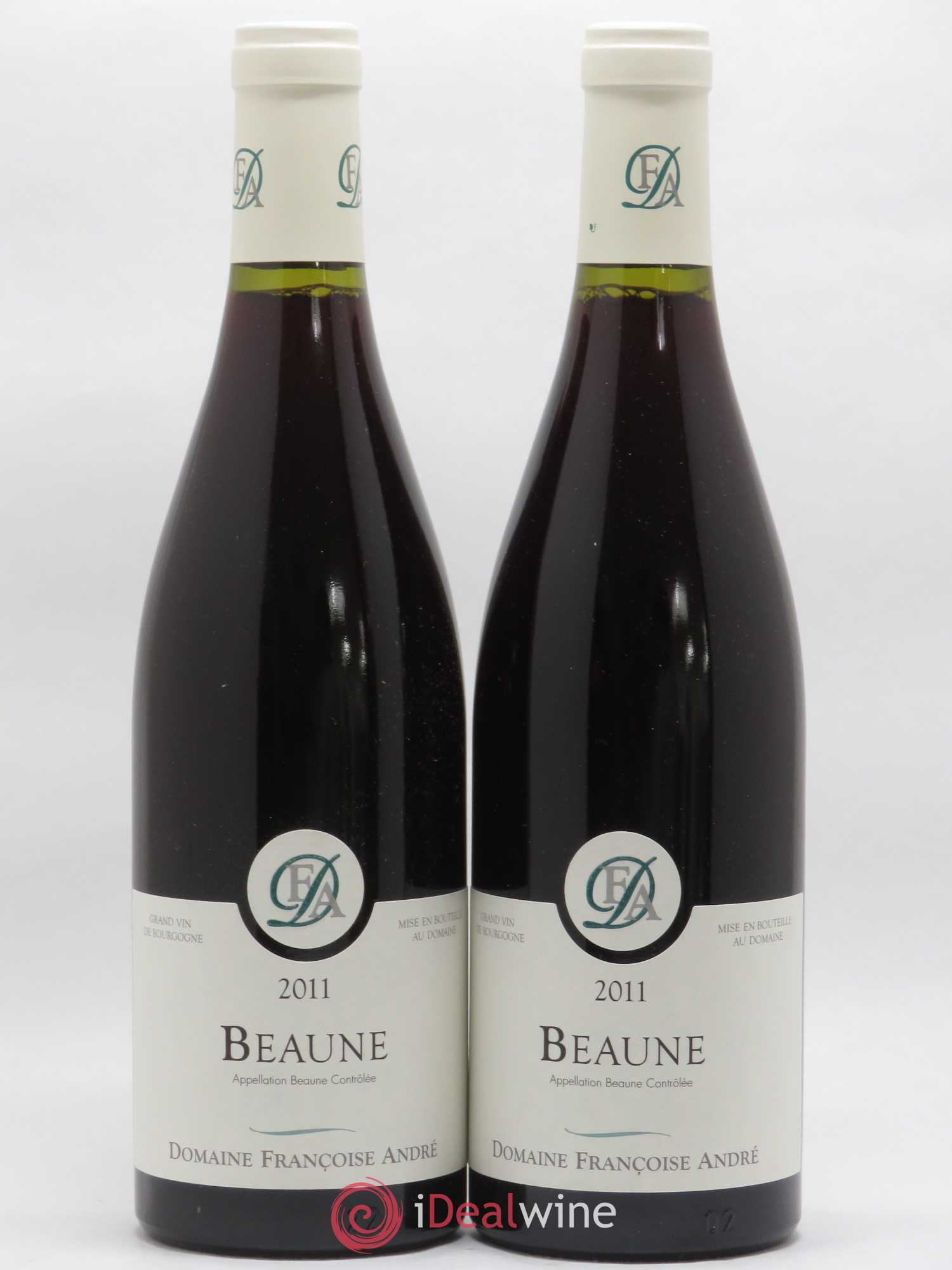 Beaune Françoise André 2011 - Lot de 2 bouteilles - 0