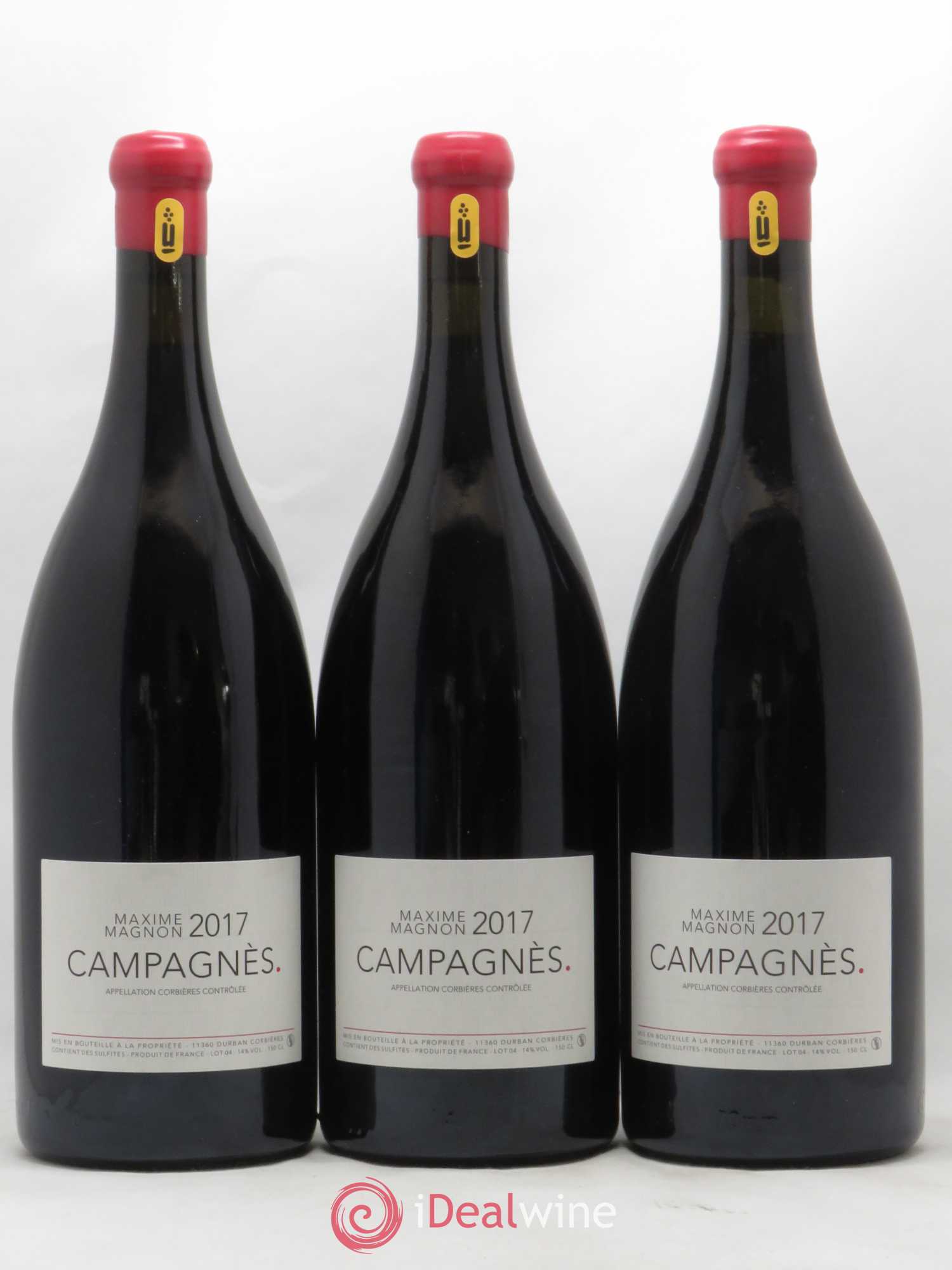 Corbières Campagnès Maxime Magnon 2017 - Lot de 3 magnums - 0