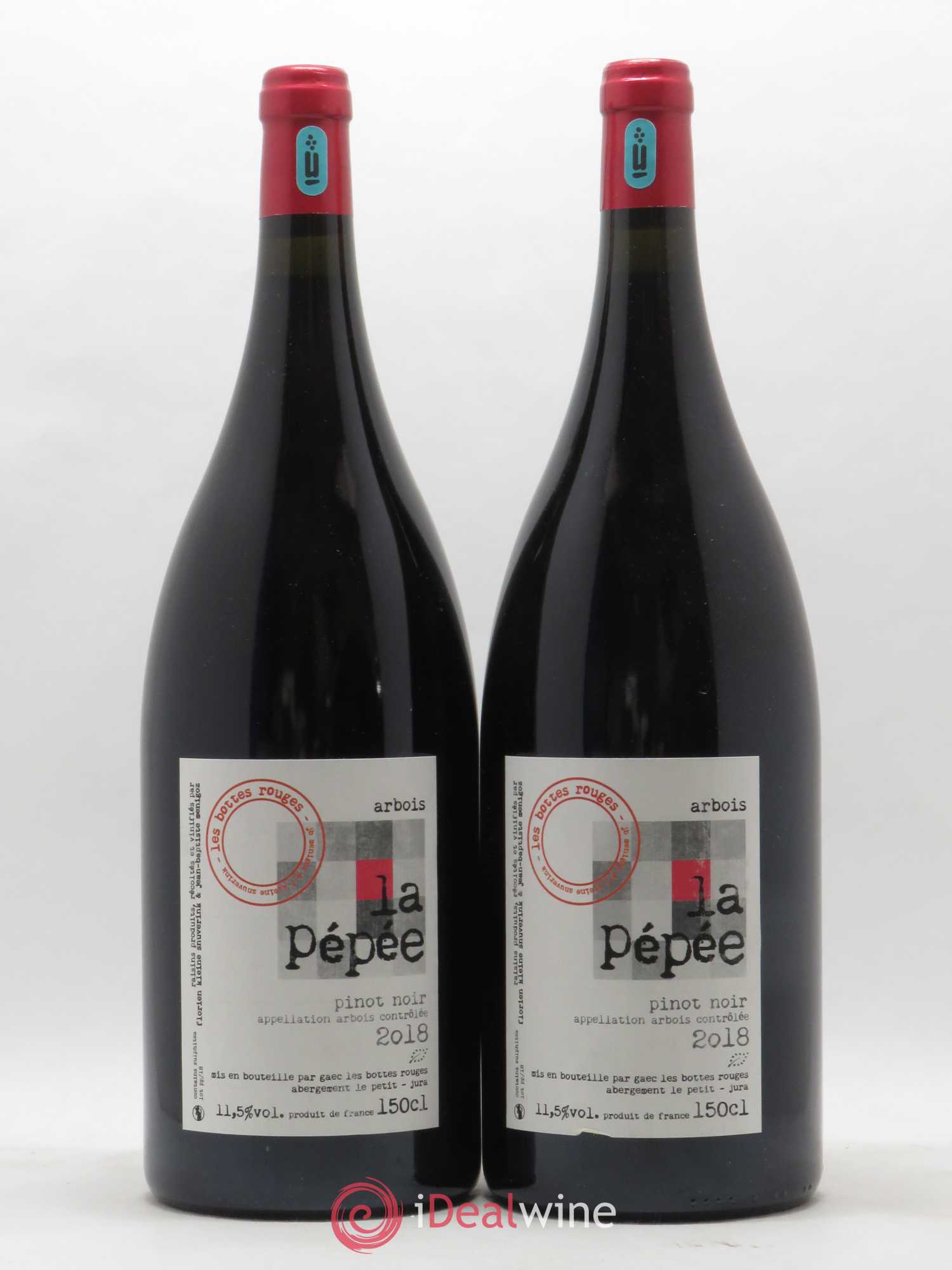 Arbois La Pépée Les Bottes Rouges 2018 - Posten von 2 Magnum - 0