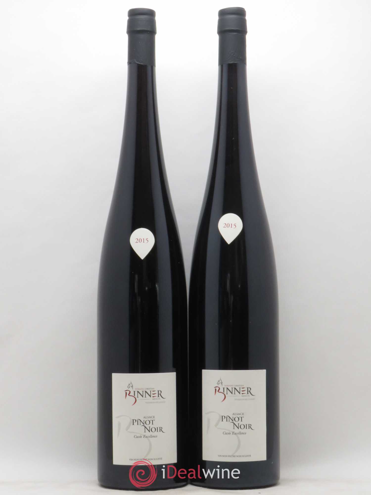 Alsace Pinot Noir Christian Binner cuvée Excellence 2015 - Lot de 2 magnums - 0
