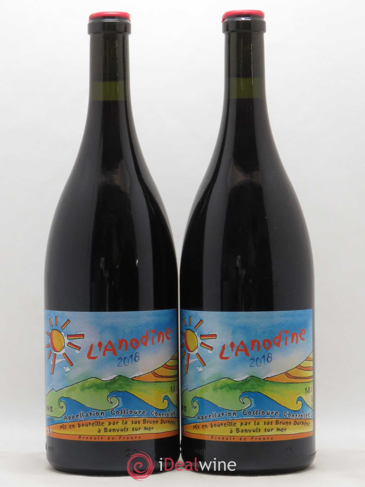 Collioure L'Anodine Bruno Duchêne 2018 - Lot de 2 magnums - 0