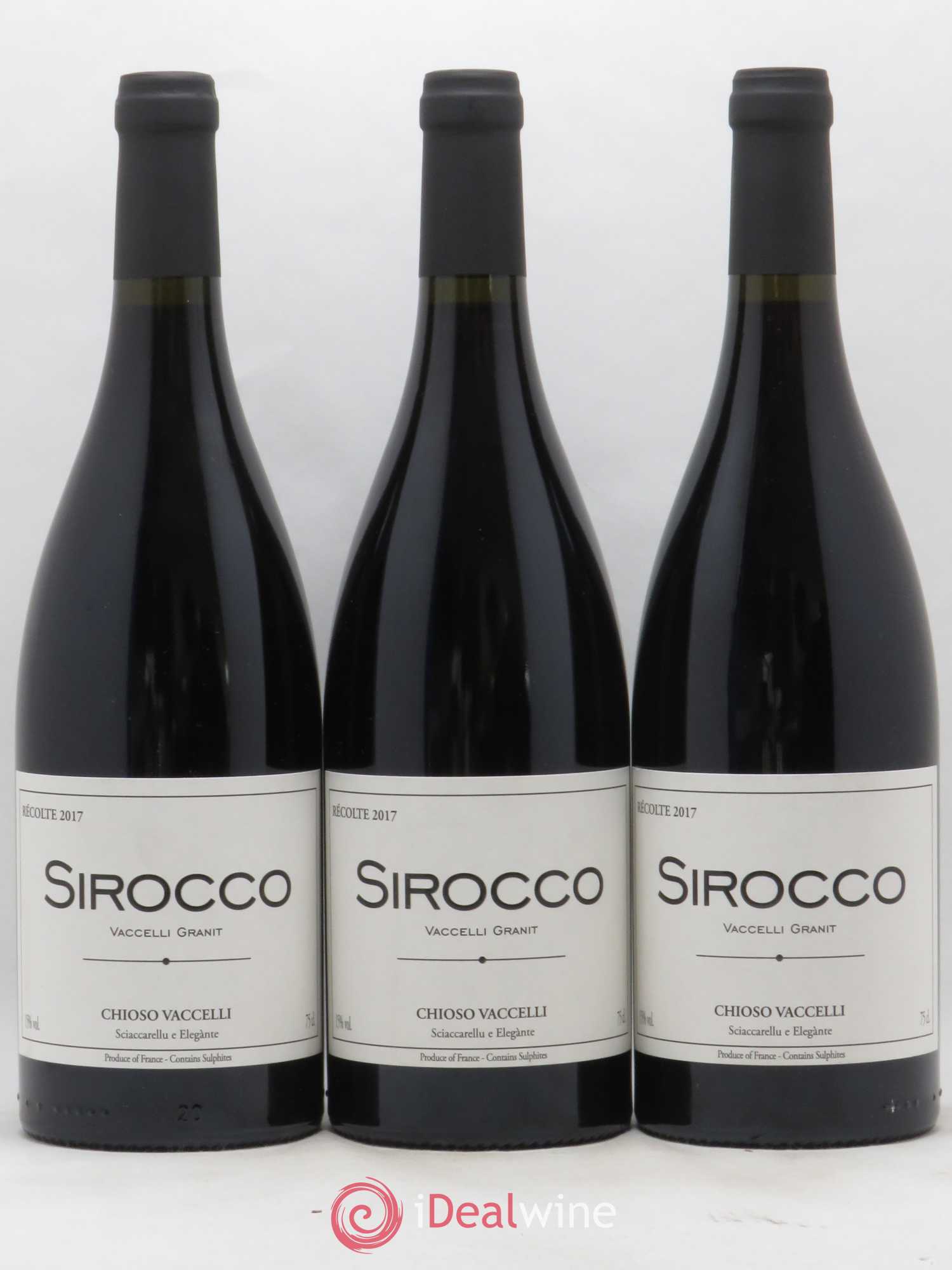 Ajaccio Sirocco Vaccelli 2017 - Lot de 3 bouteilles - 0