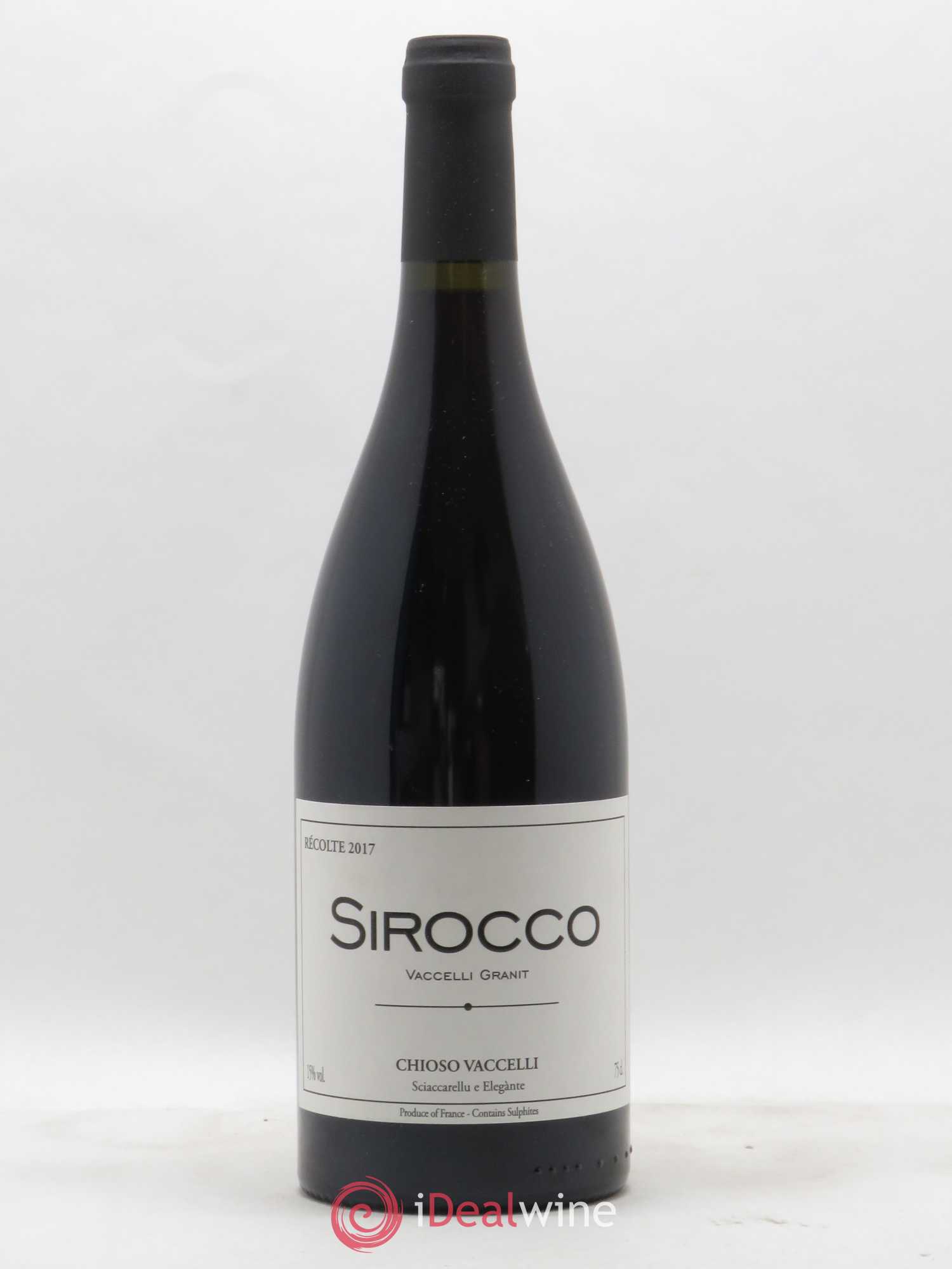 Ajaccio Sirocco Vaccelli 2017 - Lot de 1 bouteille - 0