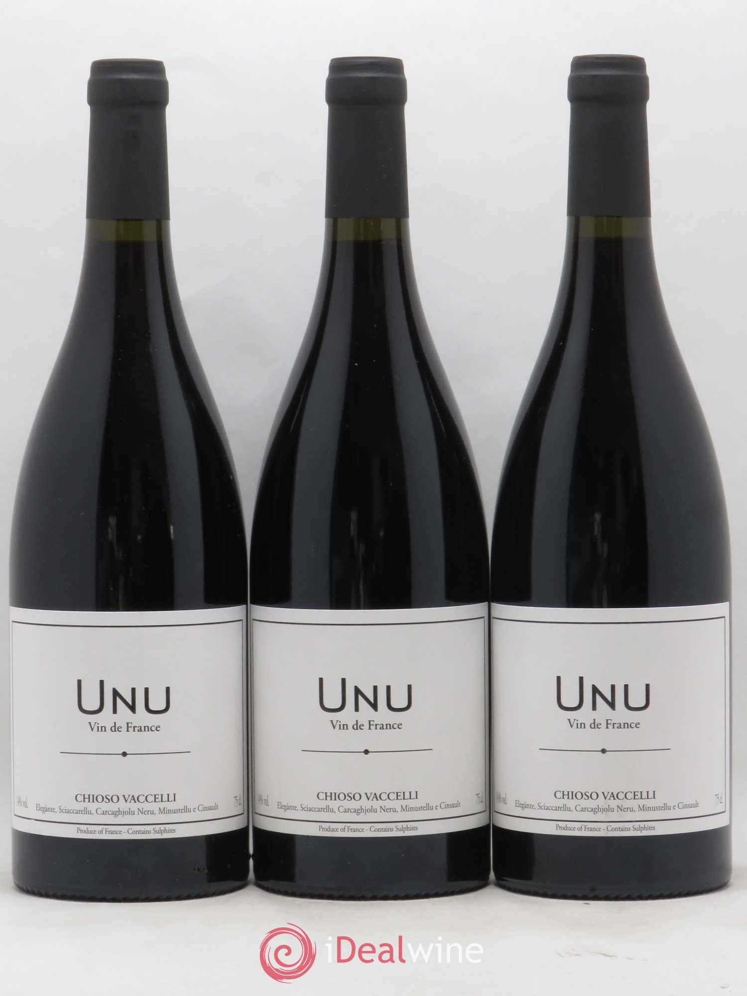 Ajaccio Unu Vaccelli - Lot de 3 bouteilles - 0