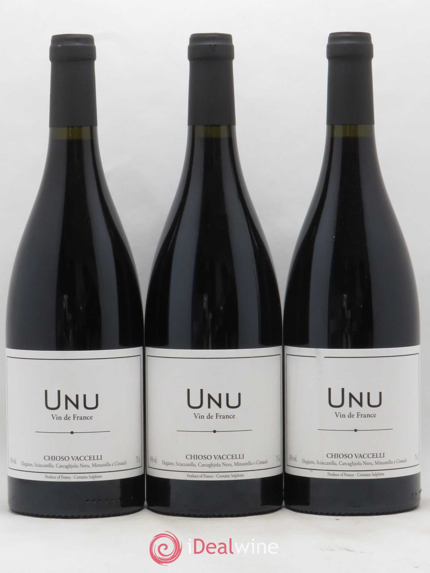 Ajaccio Unu Vaccelli - Lot de 3 bouteilles - 0