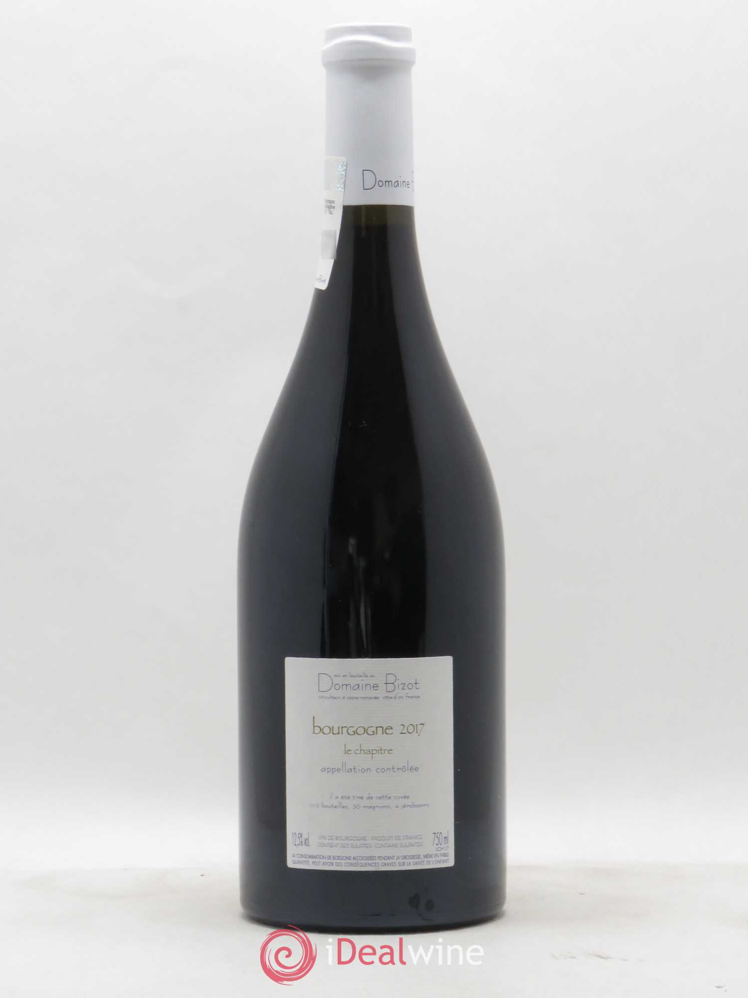 Bourgogne Le Chapitre Bizot (Domaine) 2017 - Lot de 1 bouteille - 1