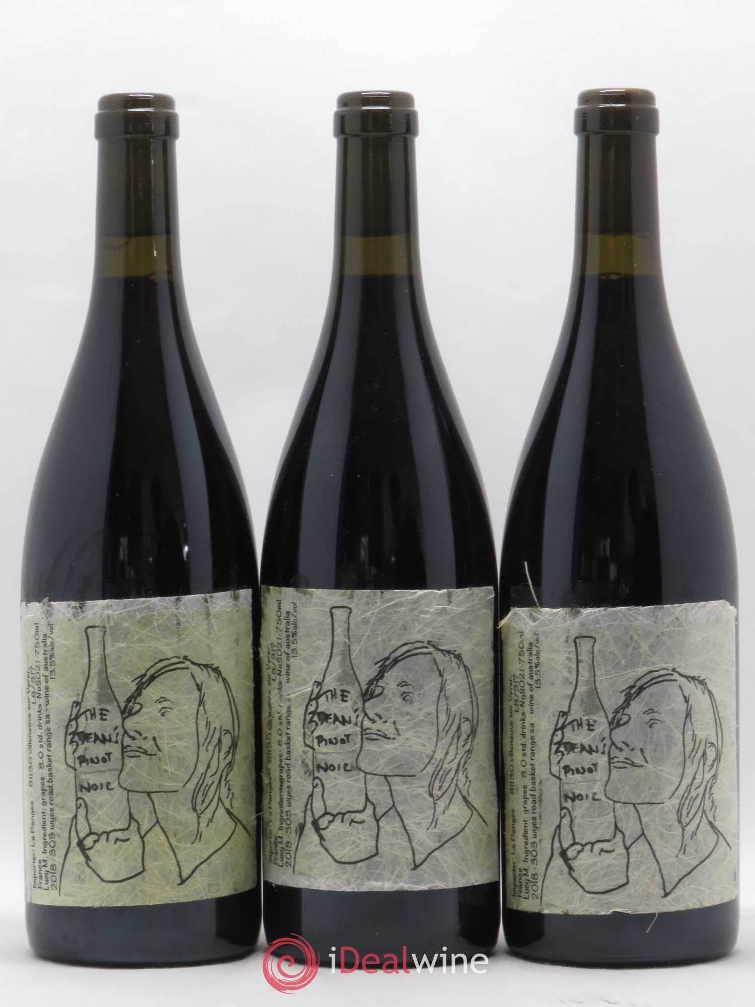 Australie The Dean's Pinot Noir Lucy Margaux 2018 - Lot de 3 bouteilles - 0